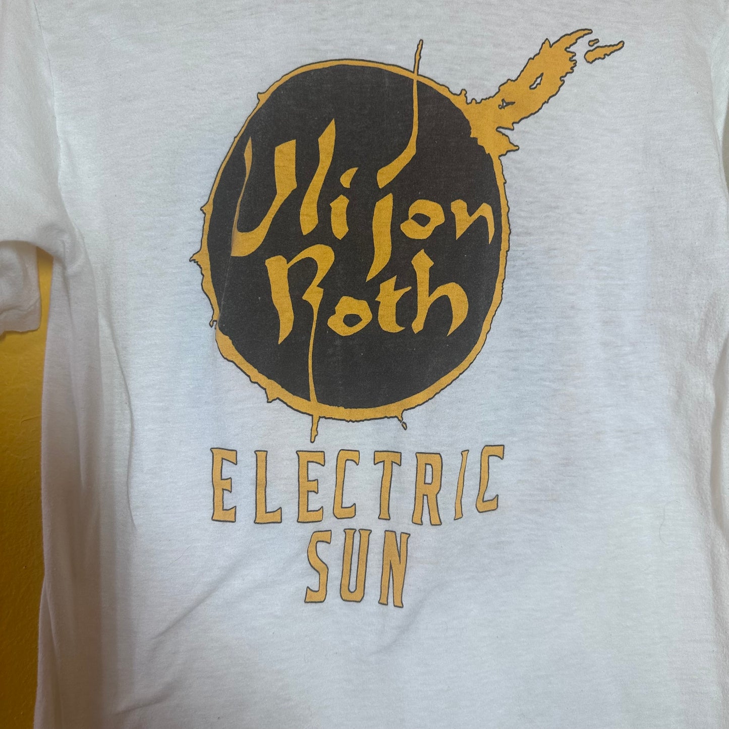Vintage RARE 1980s Uli John Roth Electric Sun Tee Single Stitch Sz L