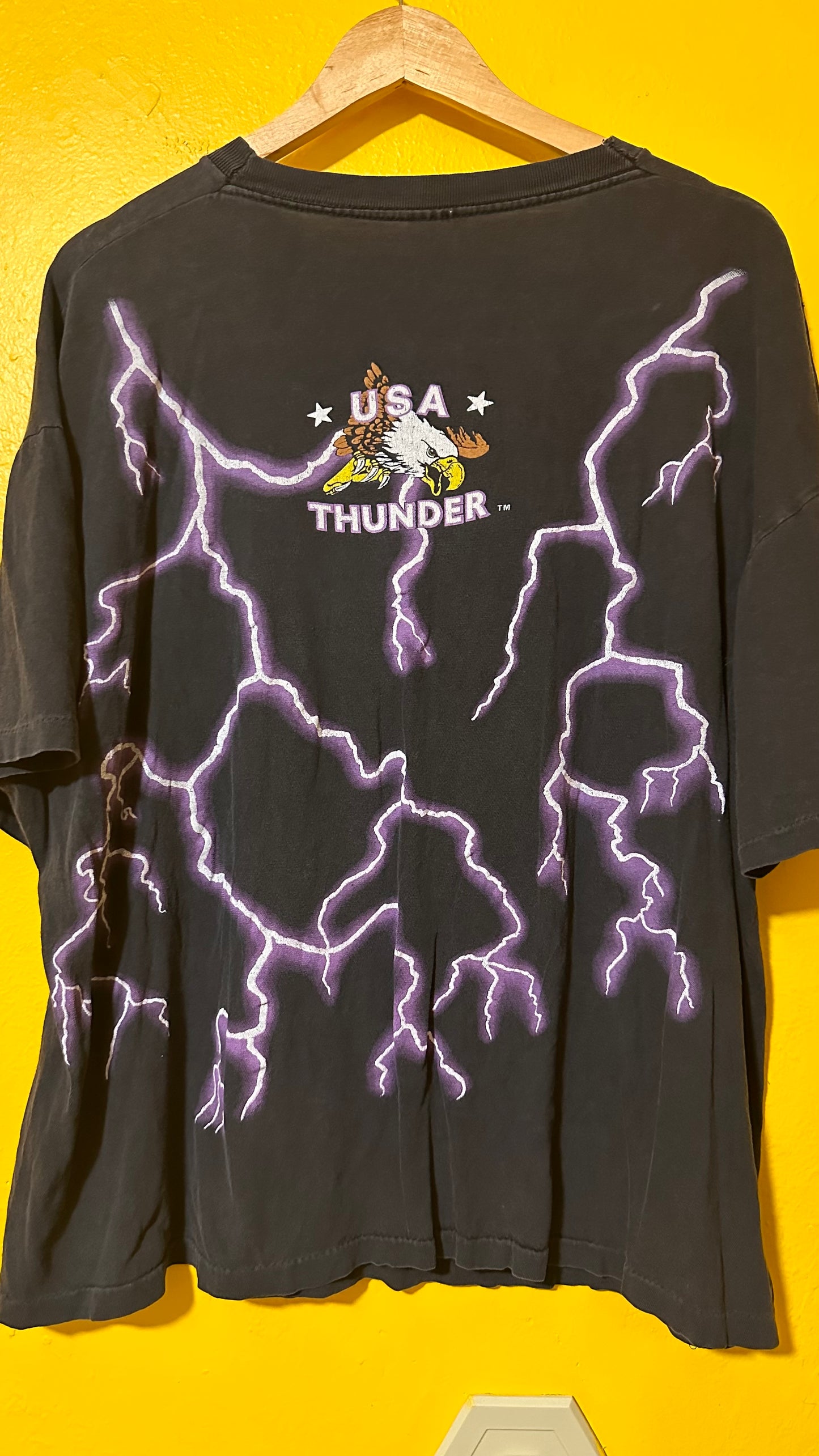 Lightning Eagle The Legend American Thunder Tee XL 1990s Vintage