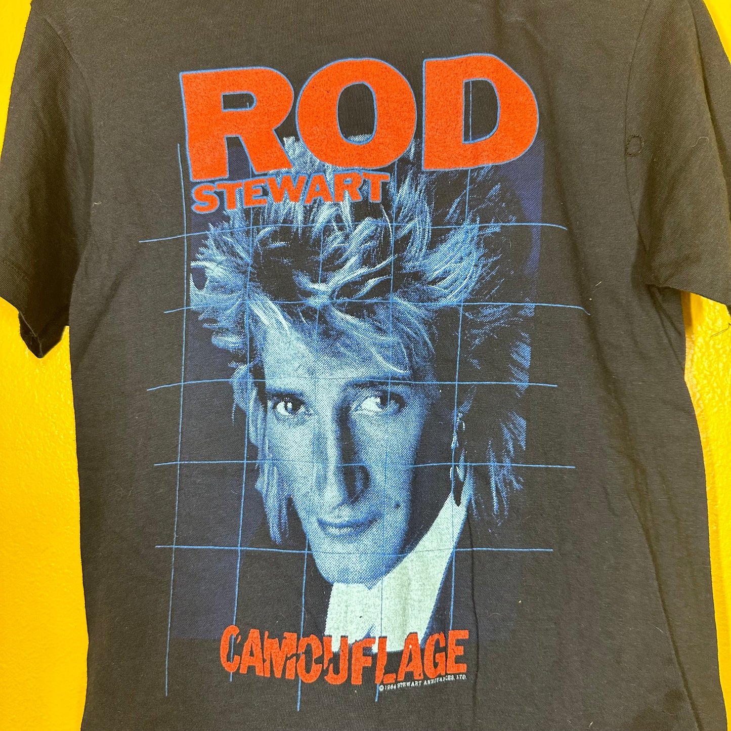 Vintage 1984 Rod Stewart Single Stitch Tee Sz M