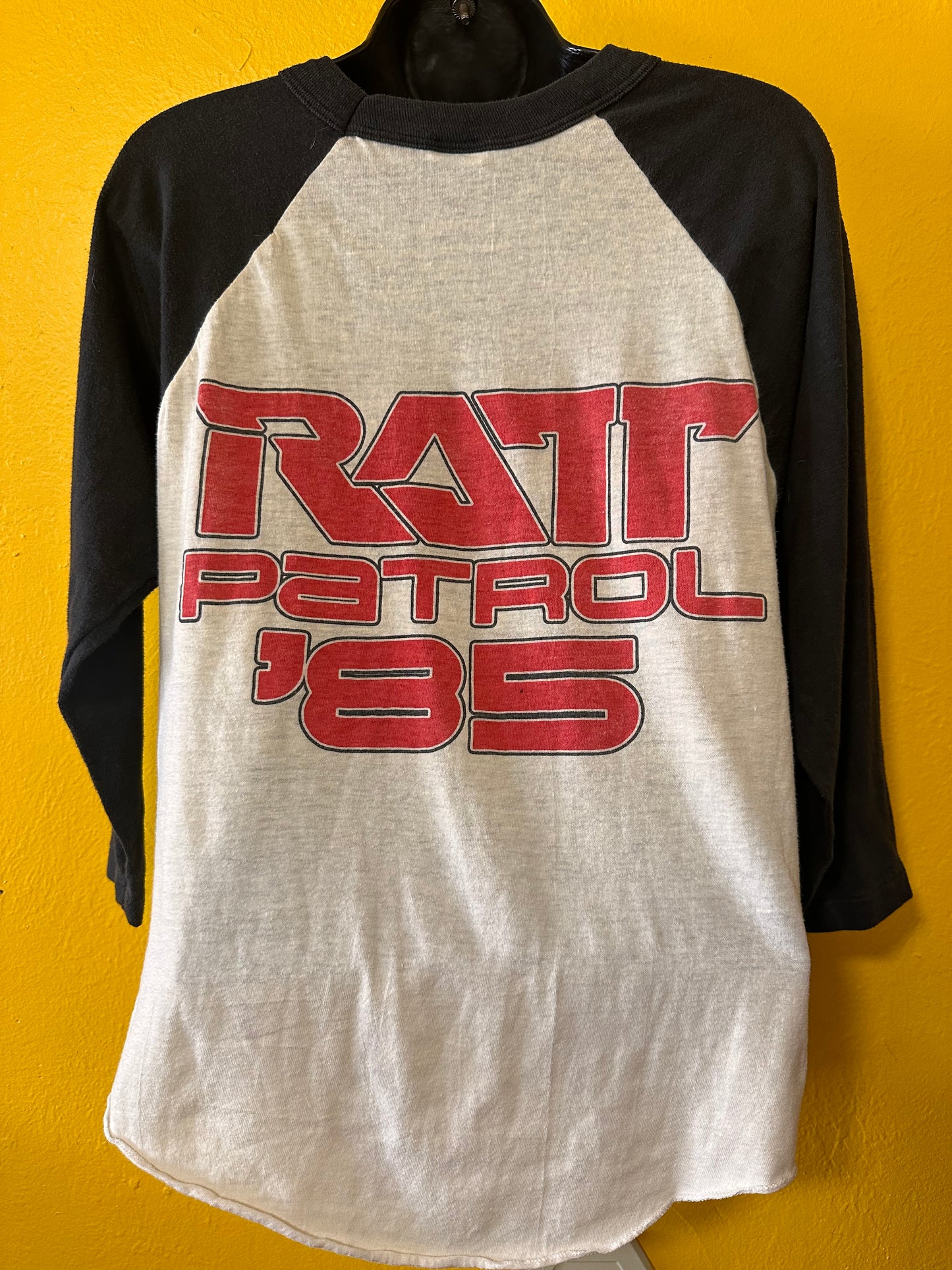 1985 RATT tour Raglan Vintage Single Stitch M