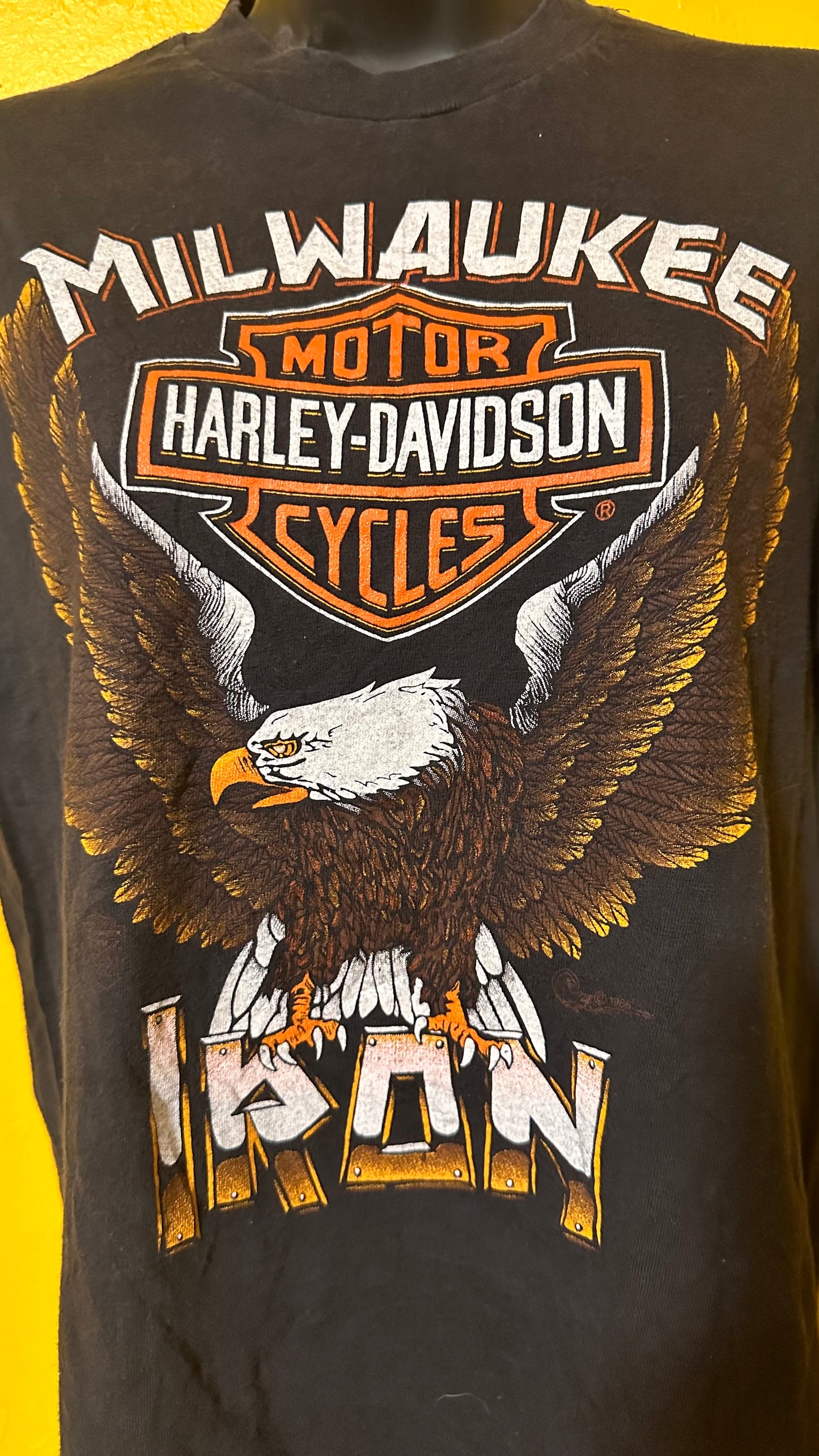 1984 Harley Davidson Milwaukee Iron Single Stitch M