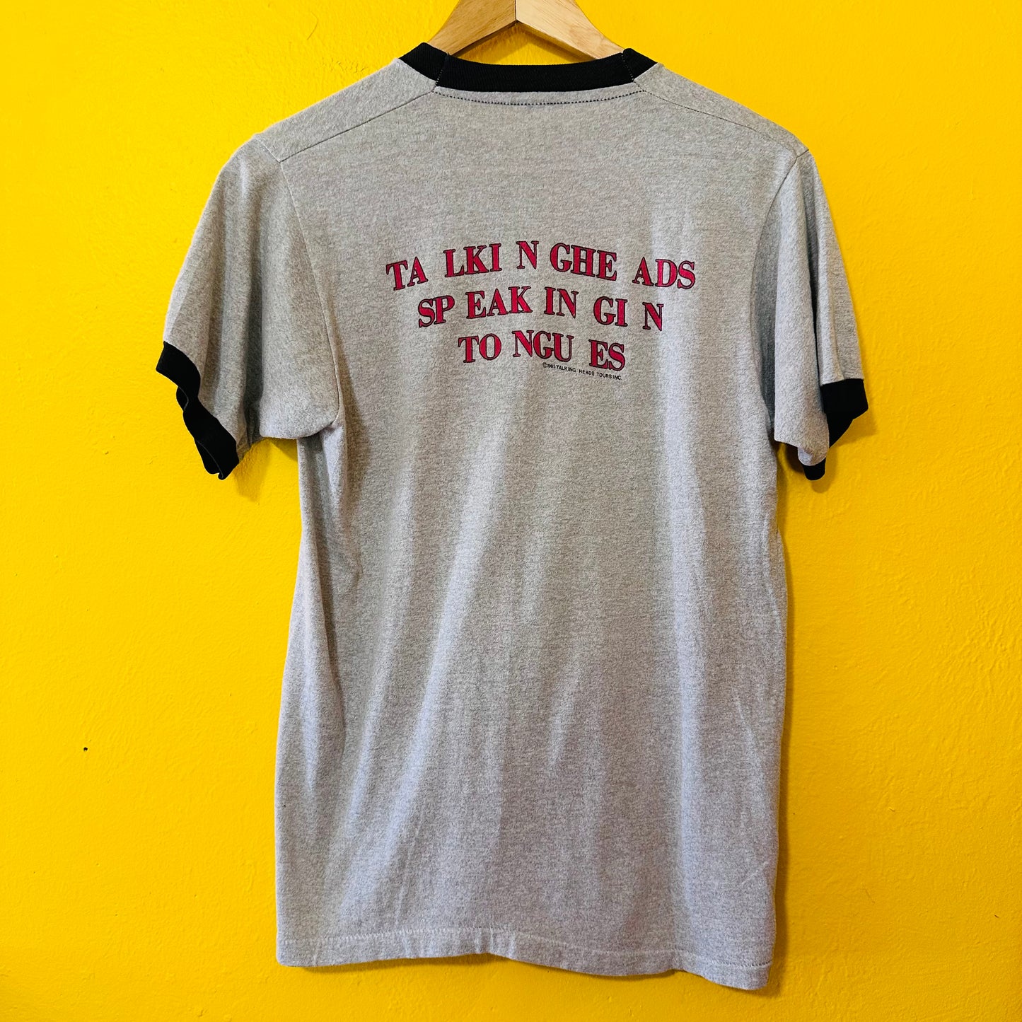 Talking Heads Vintage 1983 Speaking In Tongues Tee Sz M Single Stitch