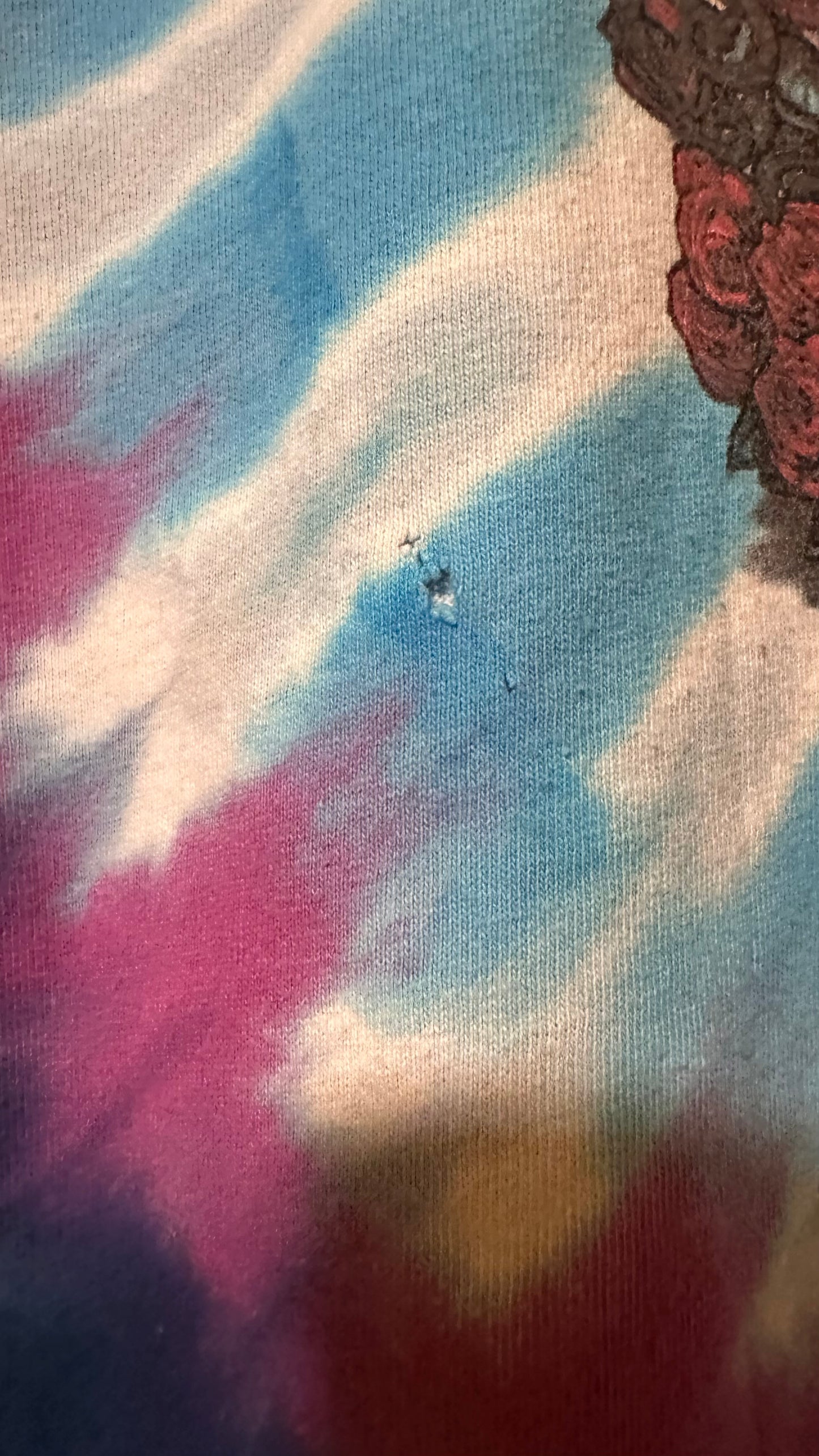 Vintage 2000s Reprint of 1995 Grateful Dead Tee Liquid Blue XL
