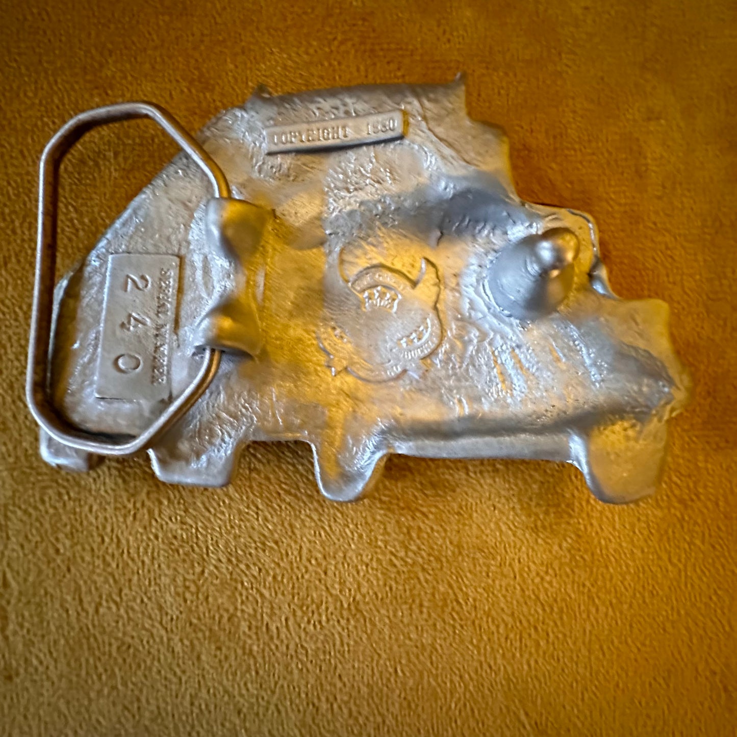 Vintage 1990s Big Rig Peterbuilt Belt Buckle