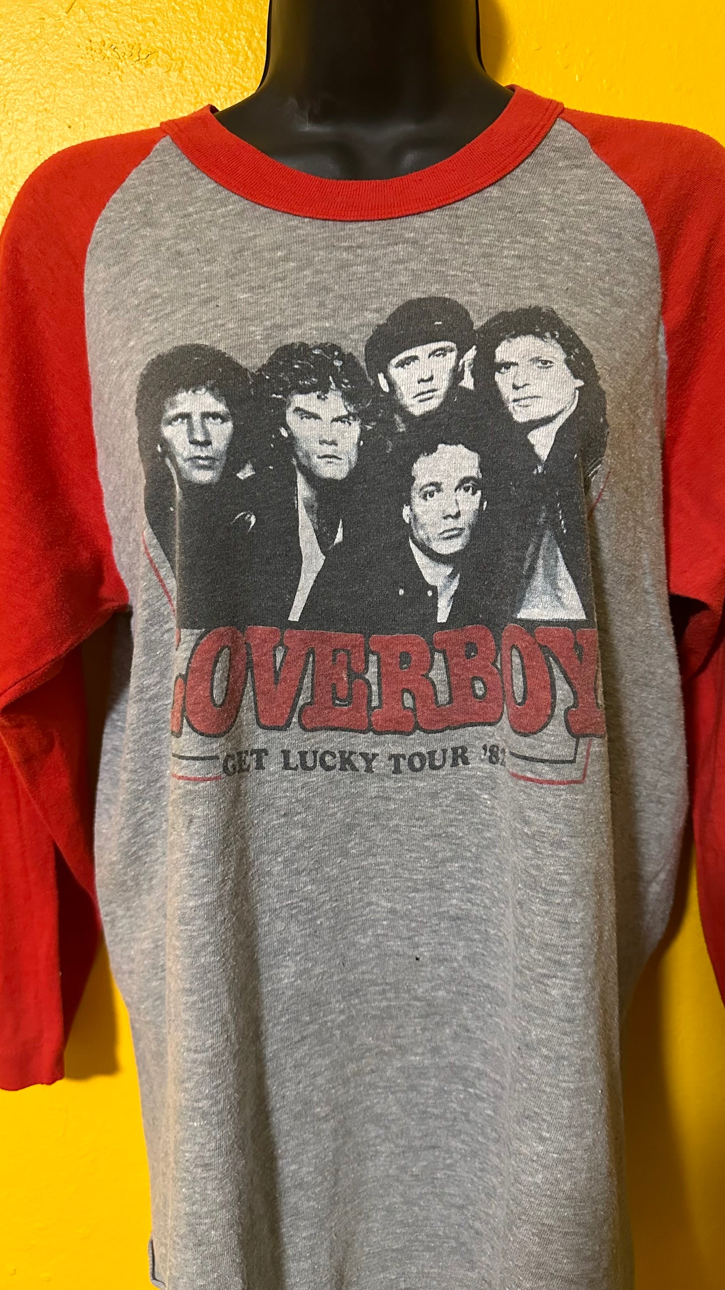 1982 Loverboy Tour Raglan Single Stitch M