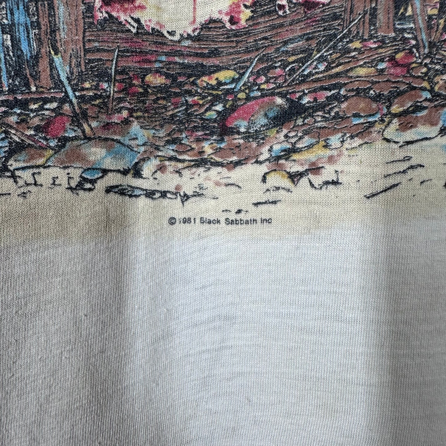 VTG Black Sabbath Mob Rules Raglan size M