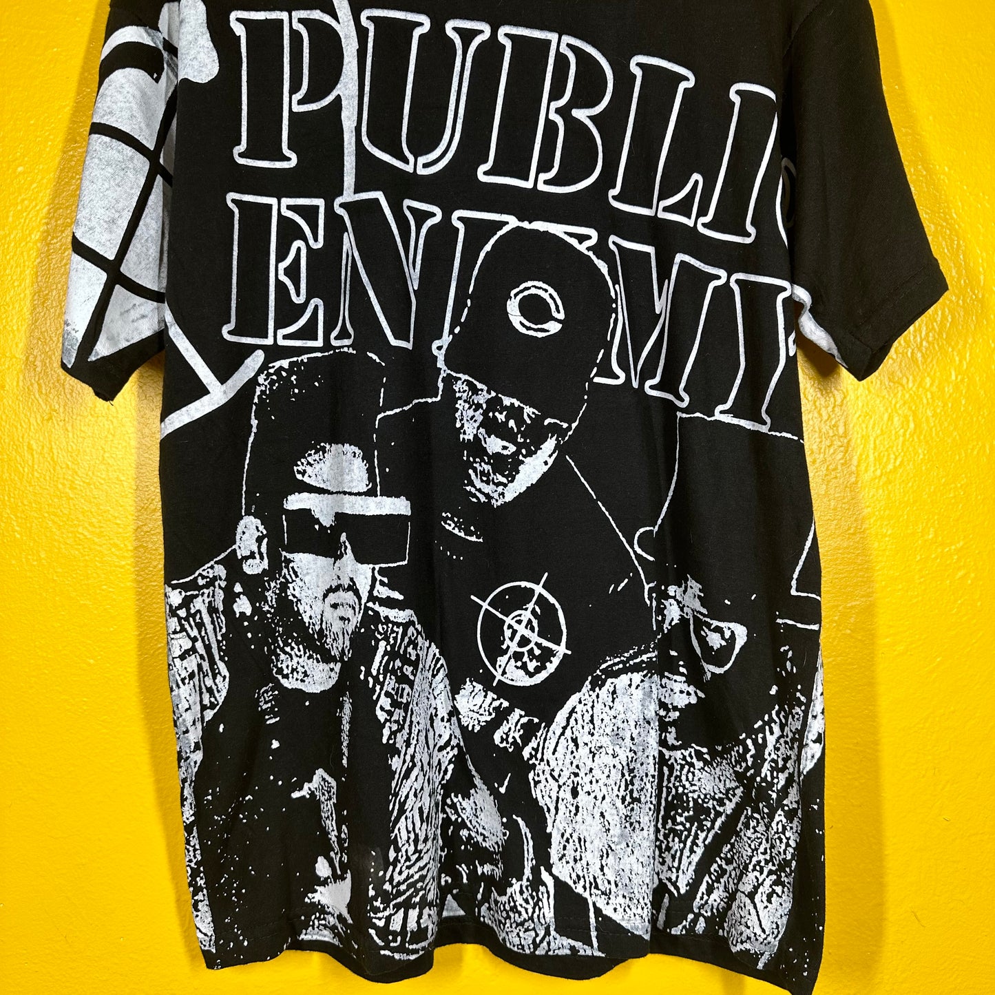 G Rags Japan Public Enemy AOP Bootleg Raptee Sz L