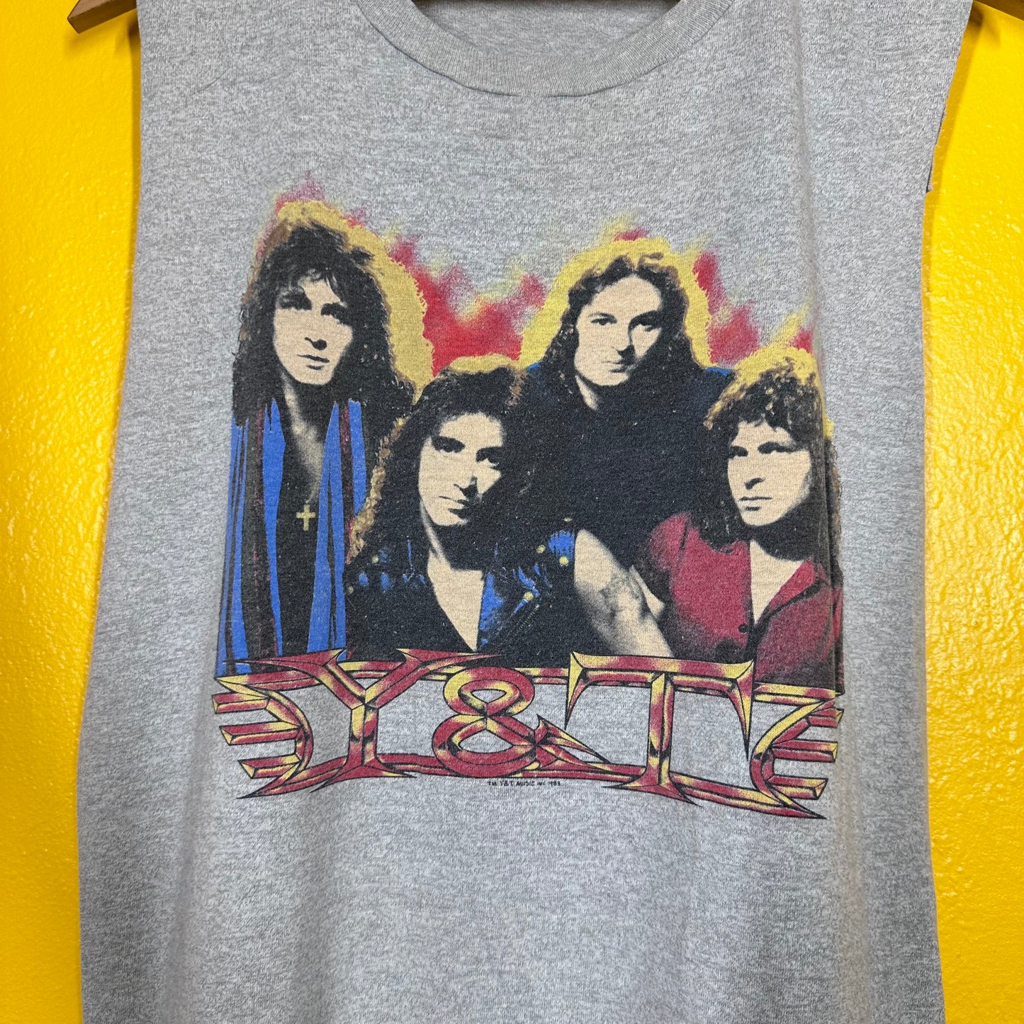 Vintage 1980s Y&T Single Stitch Shakin The Cow Palace Tour Tee Sz M