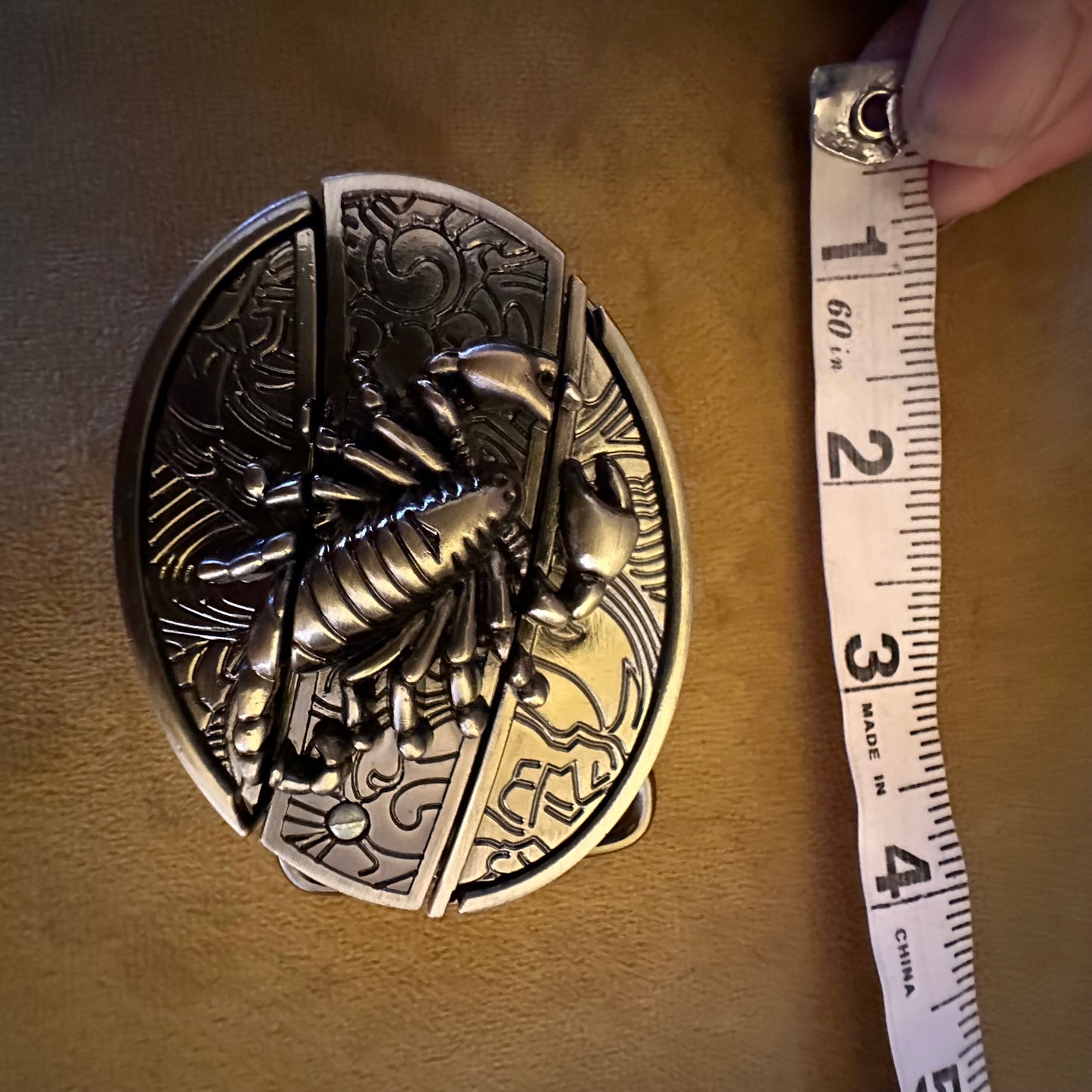 Scorpion Switch Blade Belt Buckle