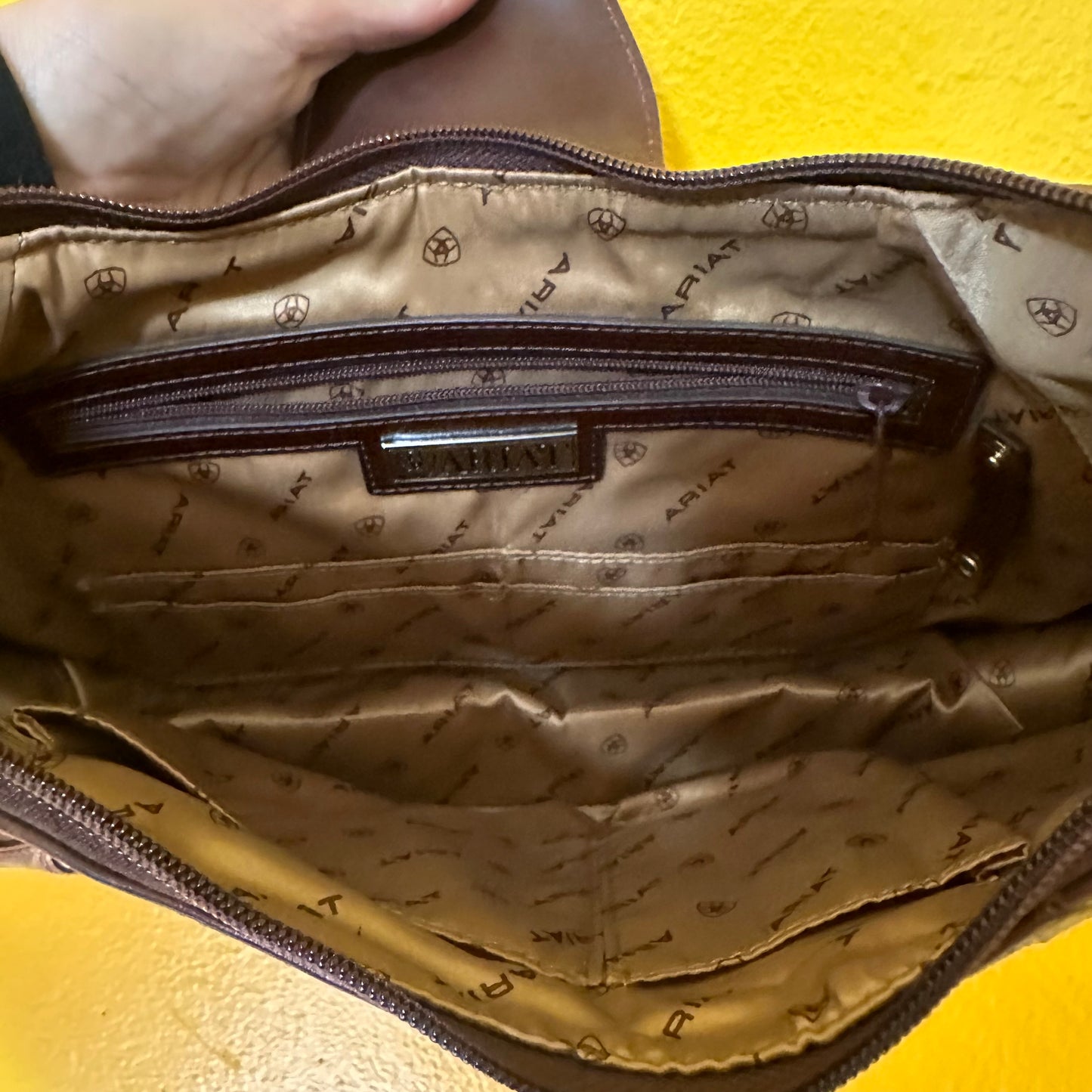 1990s Ariat Leather Cowgirl Purse