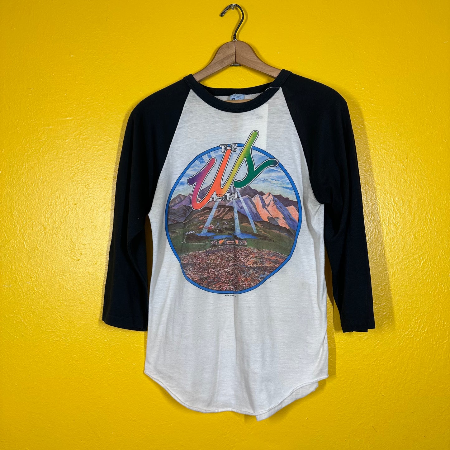 VTG This is US Festival Raglan Tee Sz M Single Stitch 1982