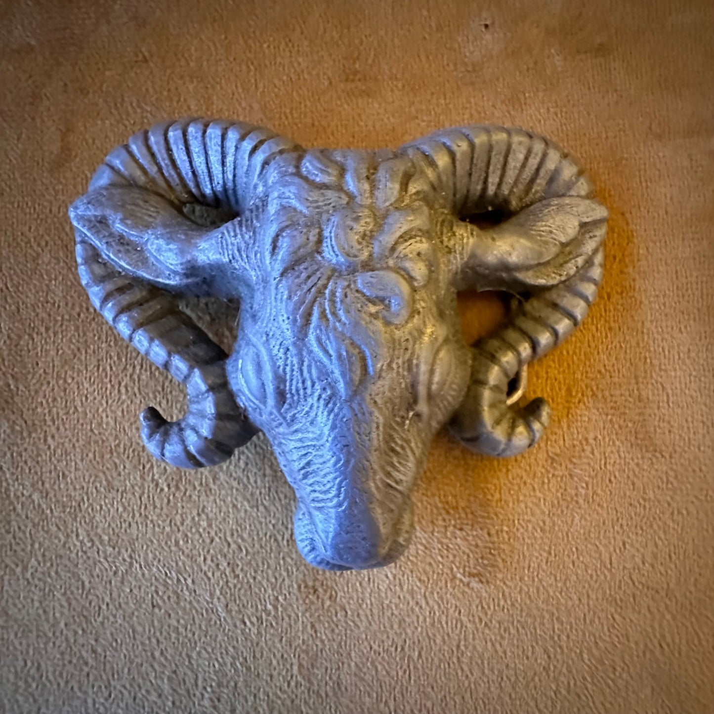 Vintage Rams Head Belt Buckle