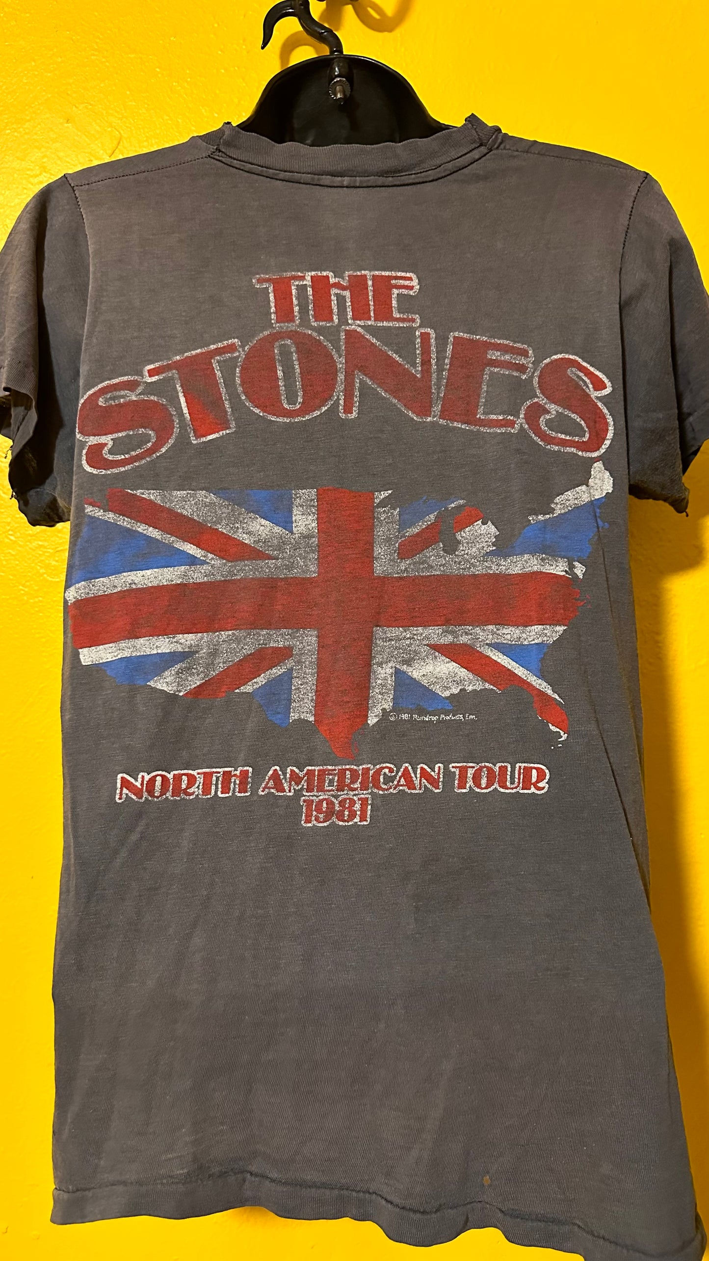 1981 Rollin Stones American Tour Single Stitch Concert Tee M