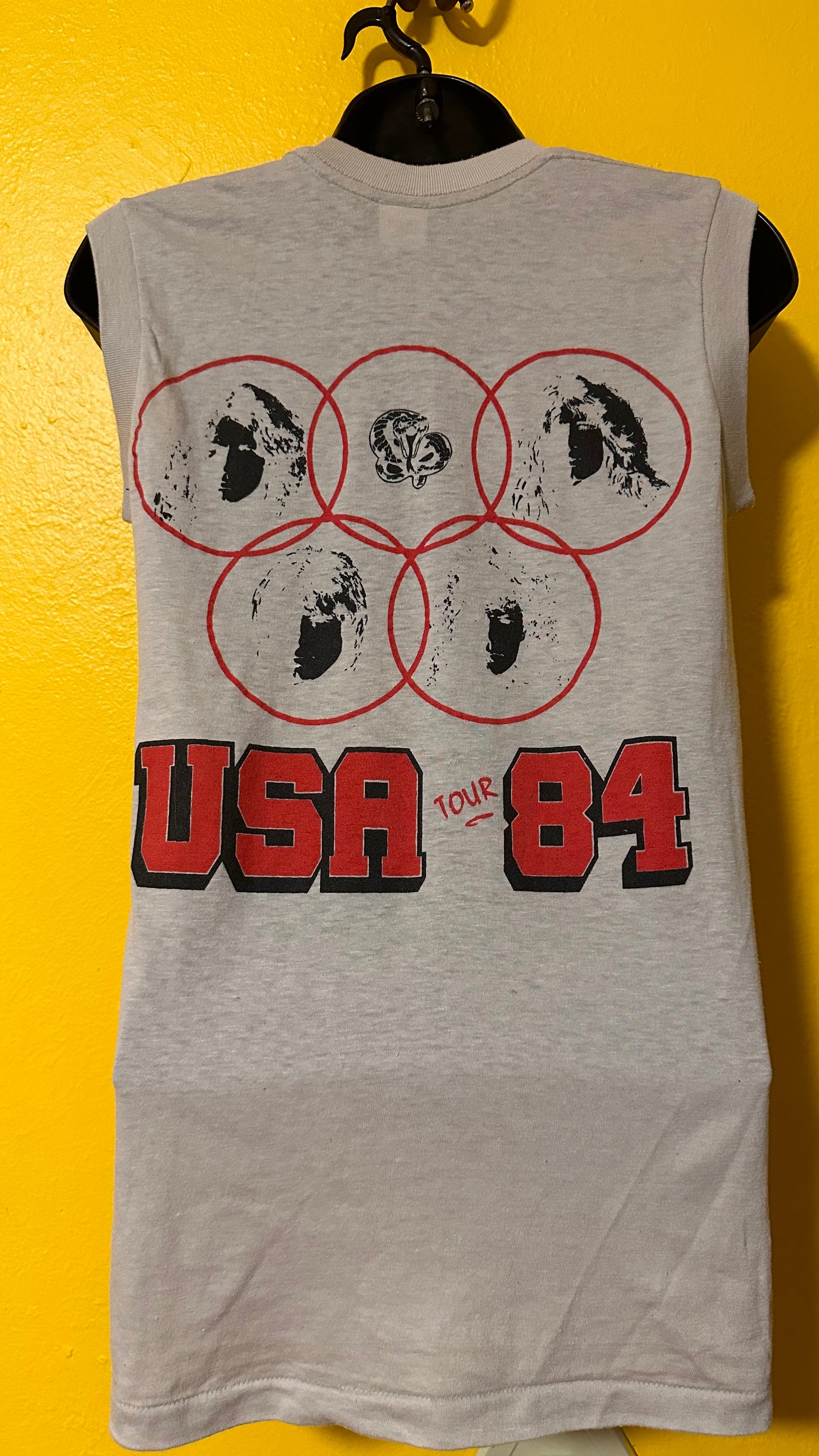 1984 Vintage Whitesnake Slide it In Muscle Tee S