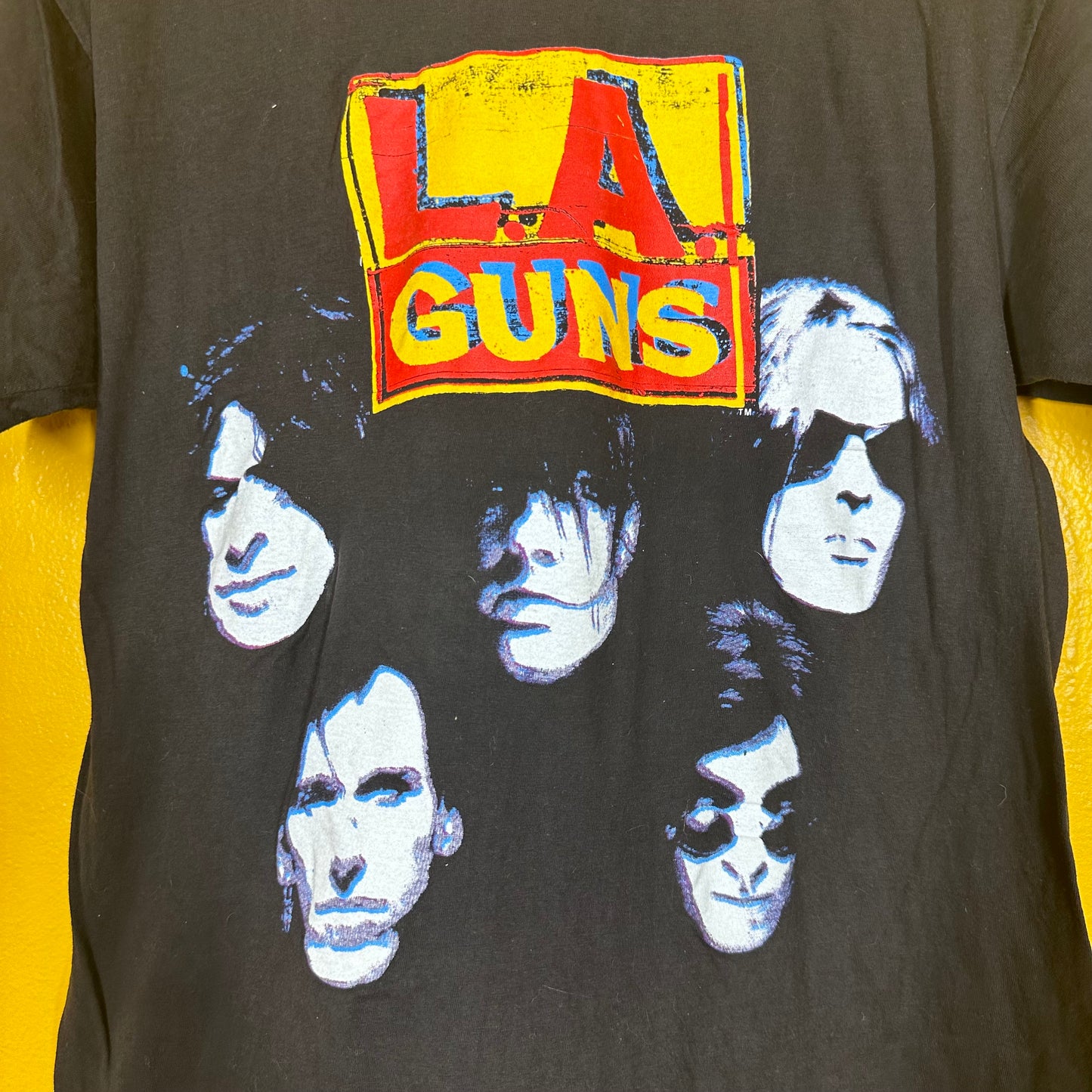 Vintage 1991 LA Guns Hollywood Vampires Tour Tee Single Stitch Sz M