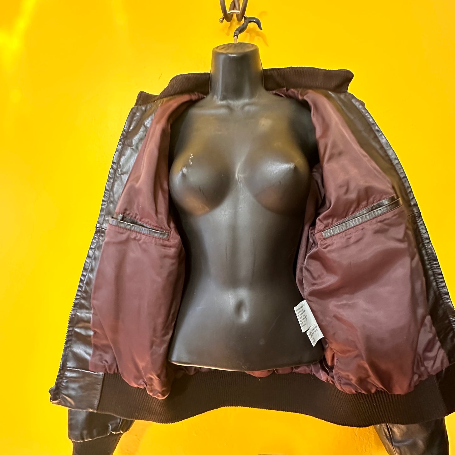 Vintage Leather Oxblood Member Only Jacket Sz L
