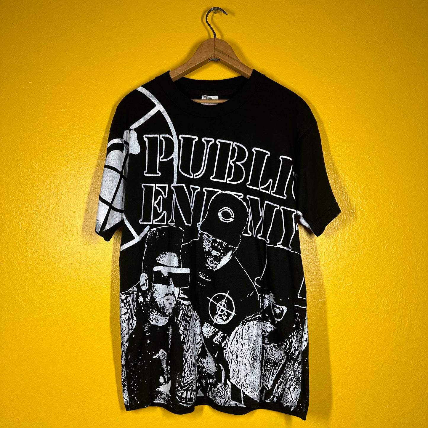 G Rags Japan Public Enemy AOP Bootleg Raptee Sz L