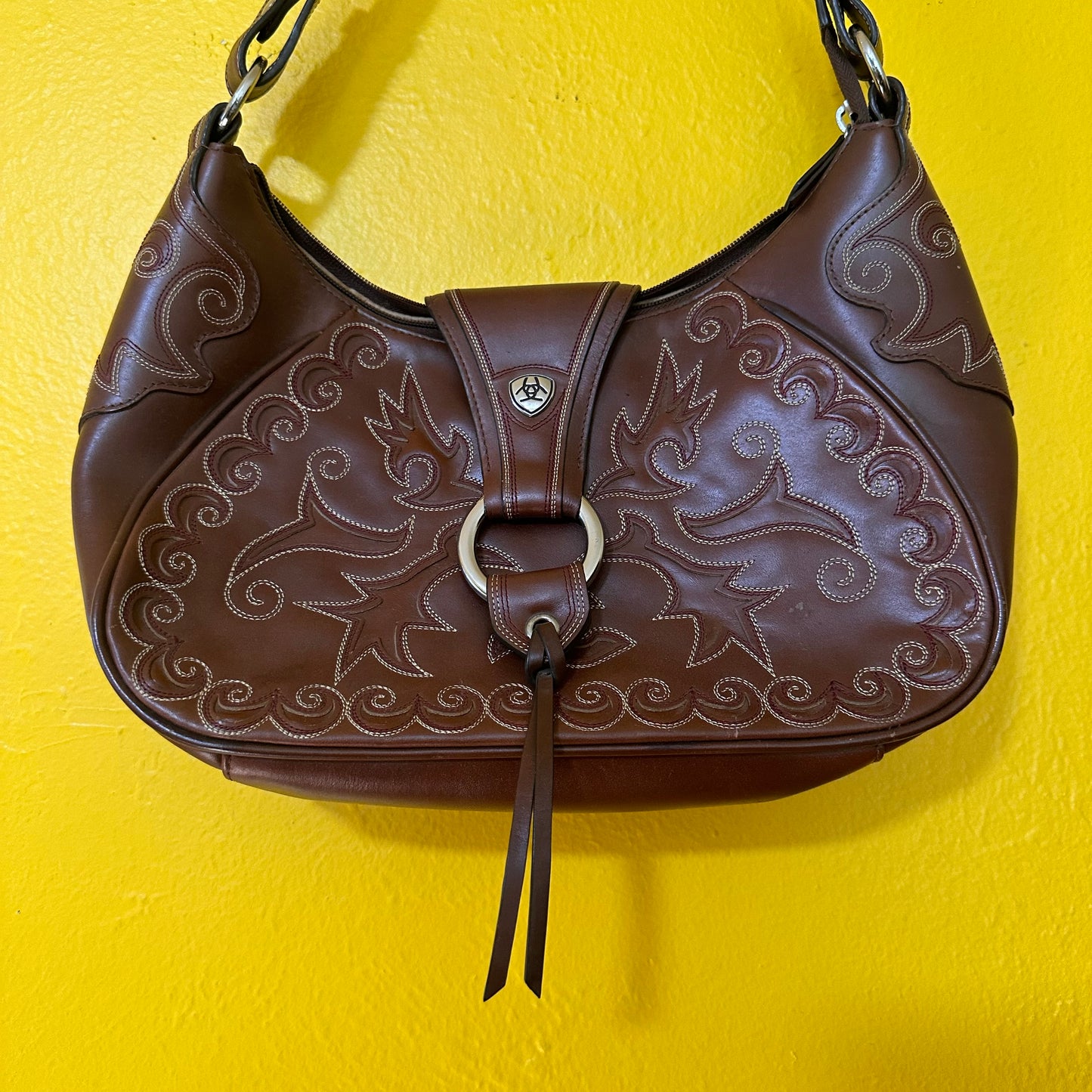 1990s Ariat Leather Cowgirl Purse