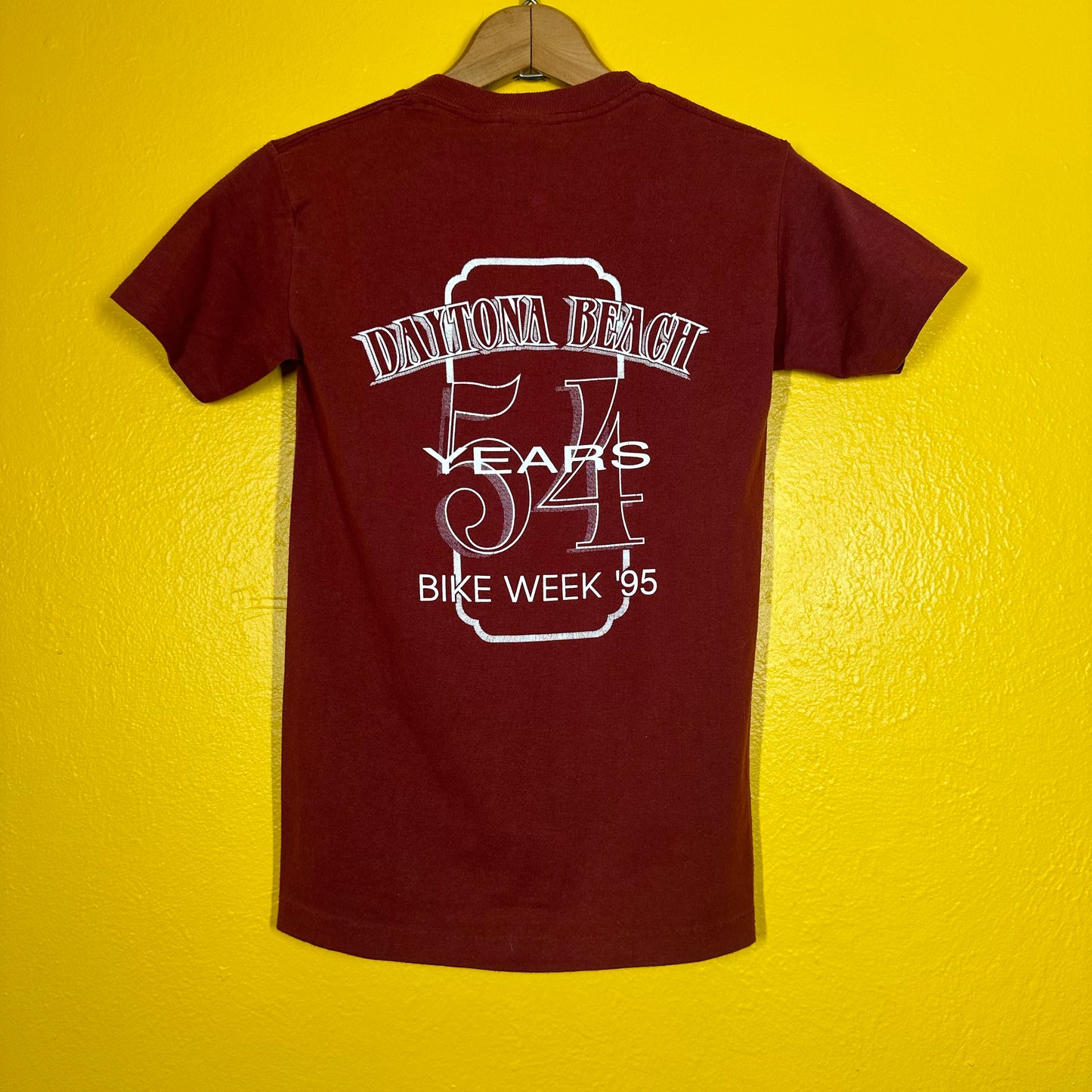 Vintage 3D Emblem Youth Chopper Tee 1995 Single Stitch Daytona Beach