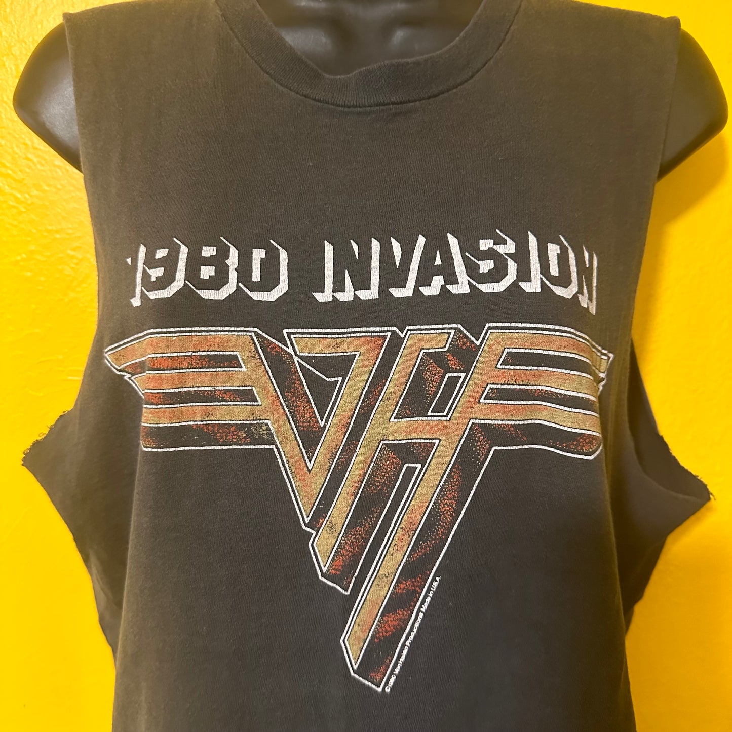 1980 Vintage Van Halen Cut off Muscle Tee