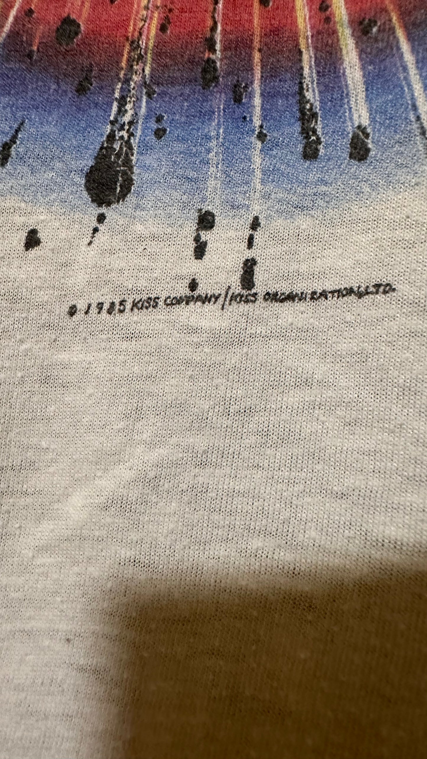 KISS Asylum 1985 Tour Tee S