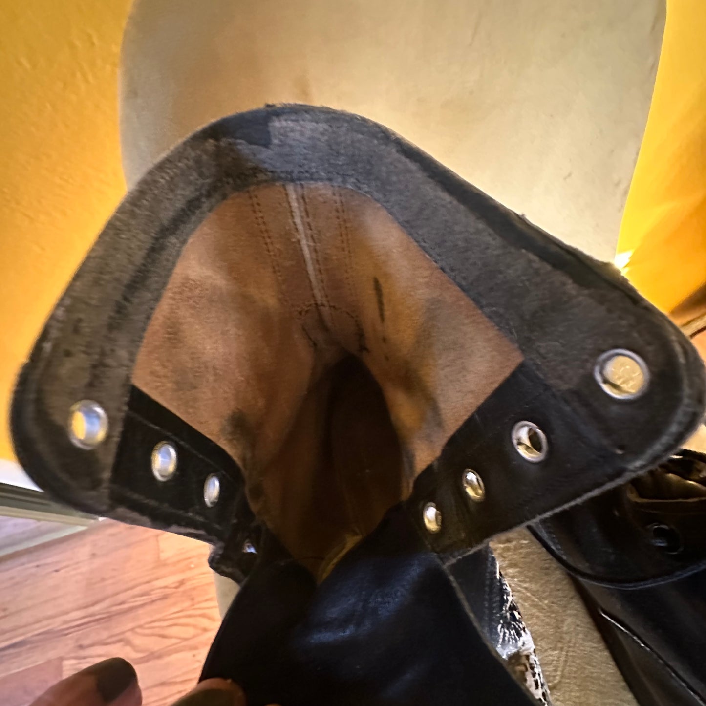 Vintage 1960s Faded Military Issue Vietnam Combat Boots Sz 9