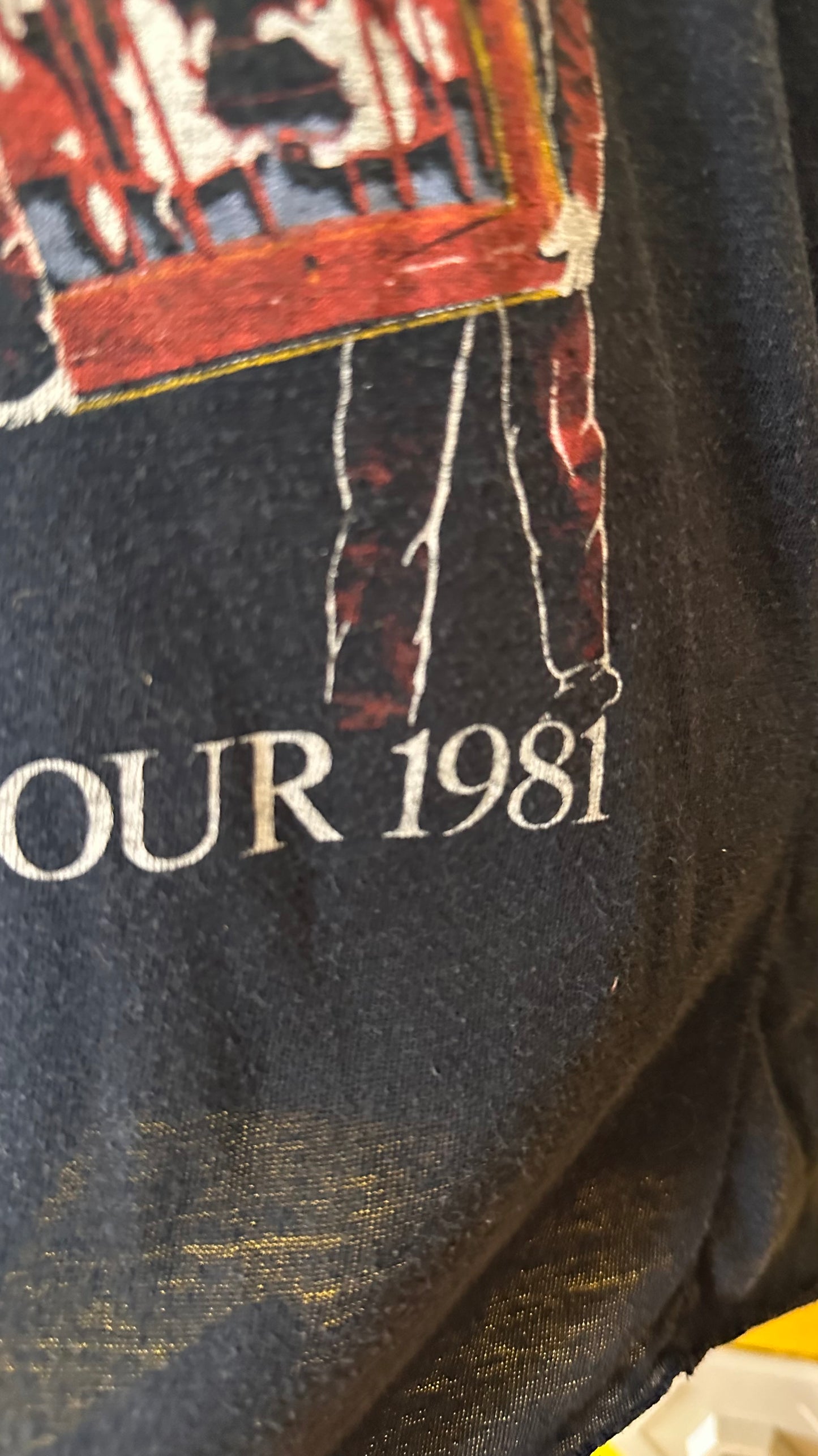 1981 Vintage Rush Moving Pictures Tour Raglan M