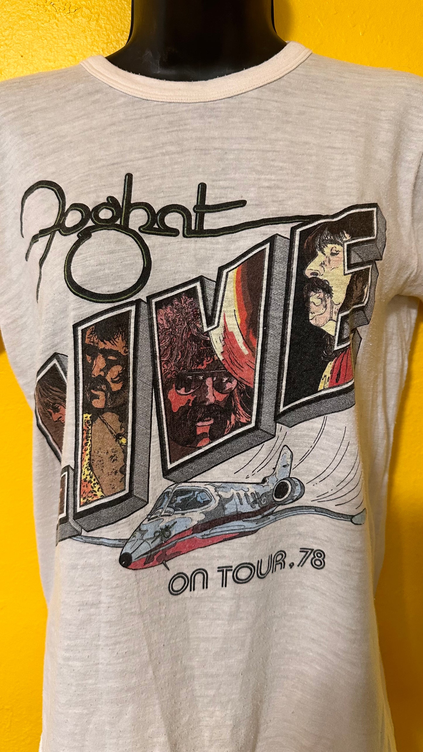 1977 Vintage Foghat 50/50 Tee S