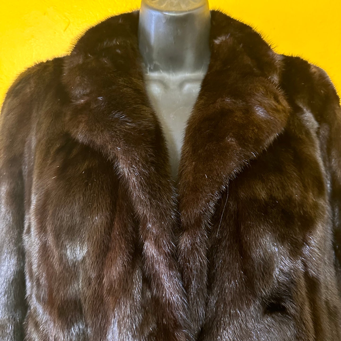 Vintage 1960s Mink Cropped Dress Jacket S