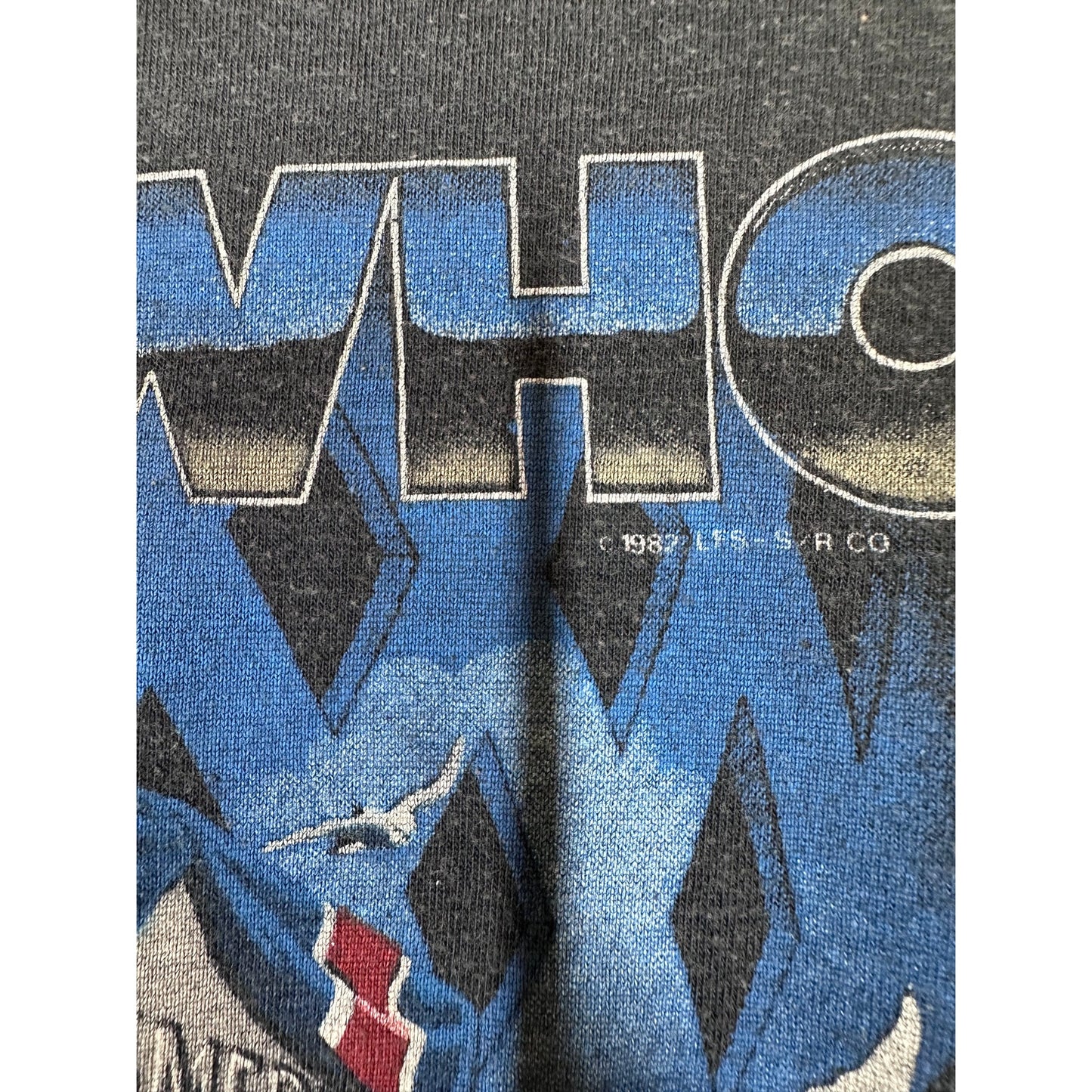 Vtg The Who Tommy Raglan Single Stitch Double Sided Sz. M 1980s Band Tee