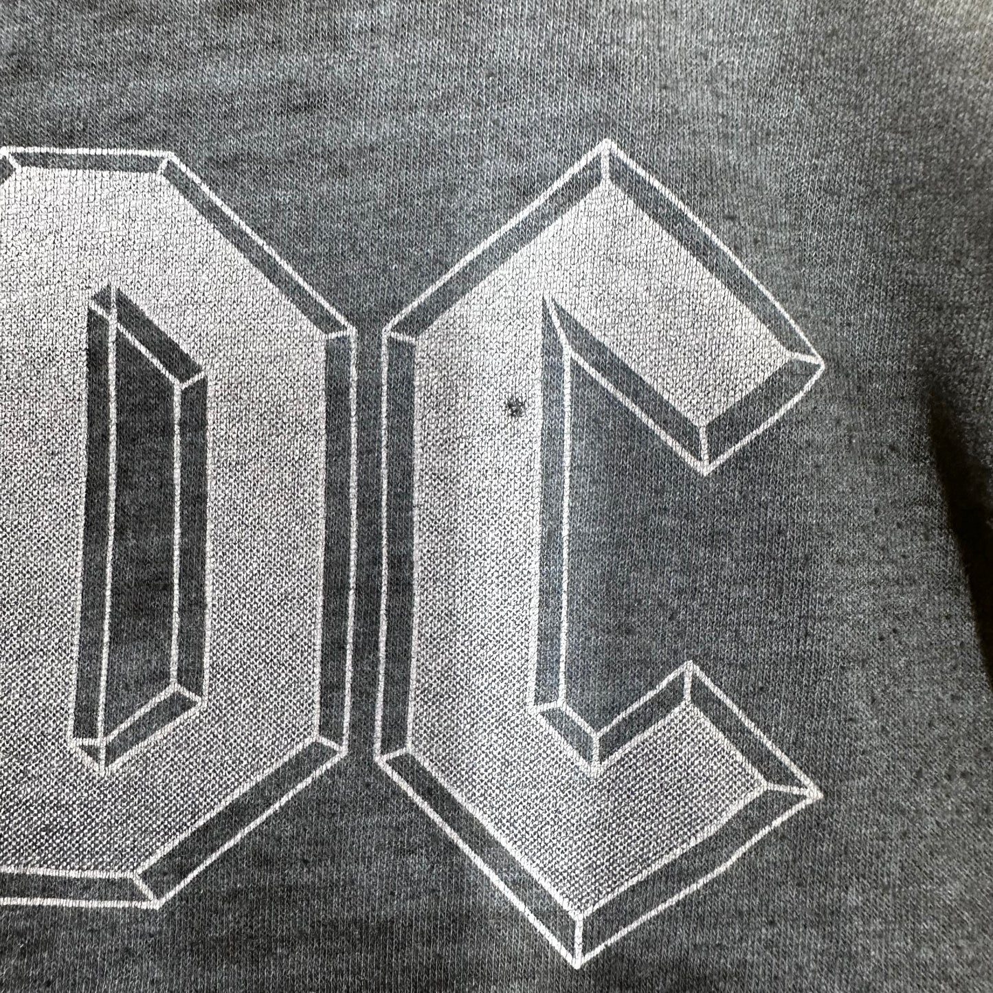 VTG Original AC/DC Hells Bells Parking lot Boot Tee 1980s single stitch Metal Tee