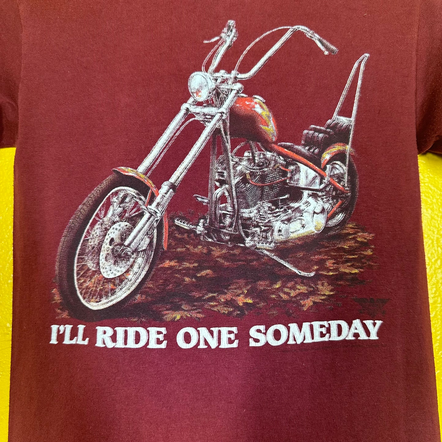 Vintage 3D Emblem Youth Chopper Tee 1995 Single Stitch Daytona Beach