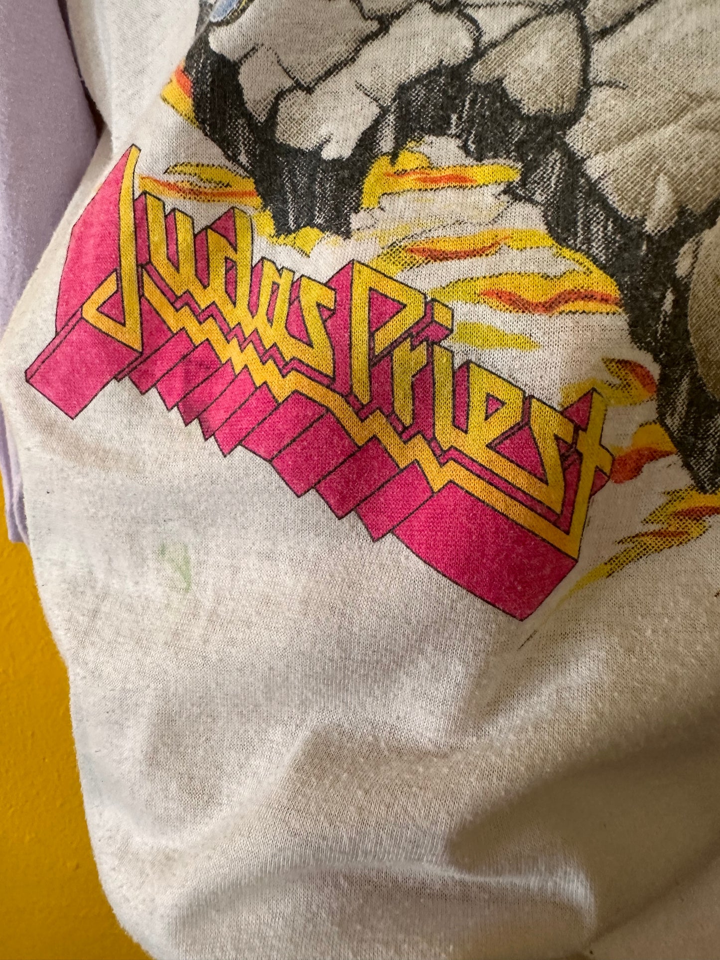 RARE 1986 Judas Priest Texas Raglan Single Stitch M
