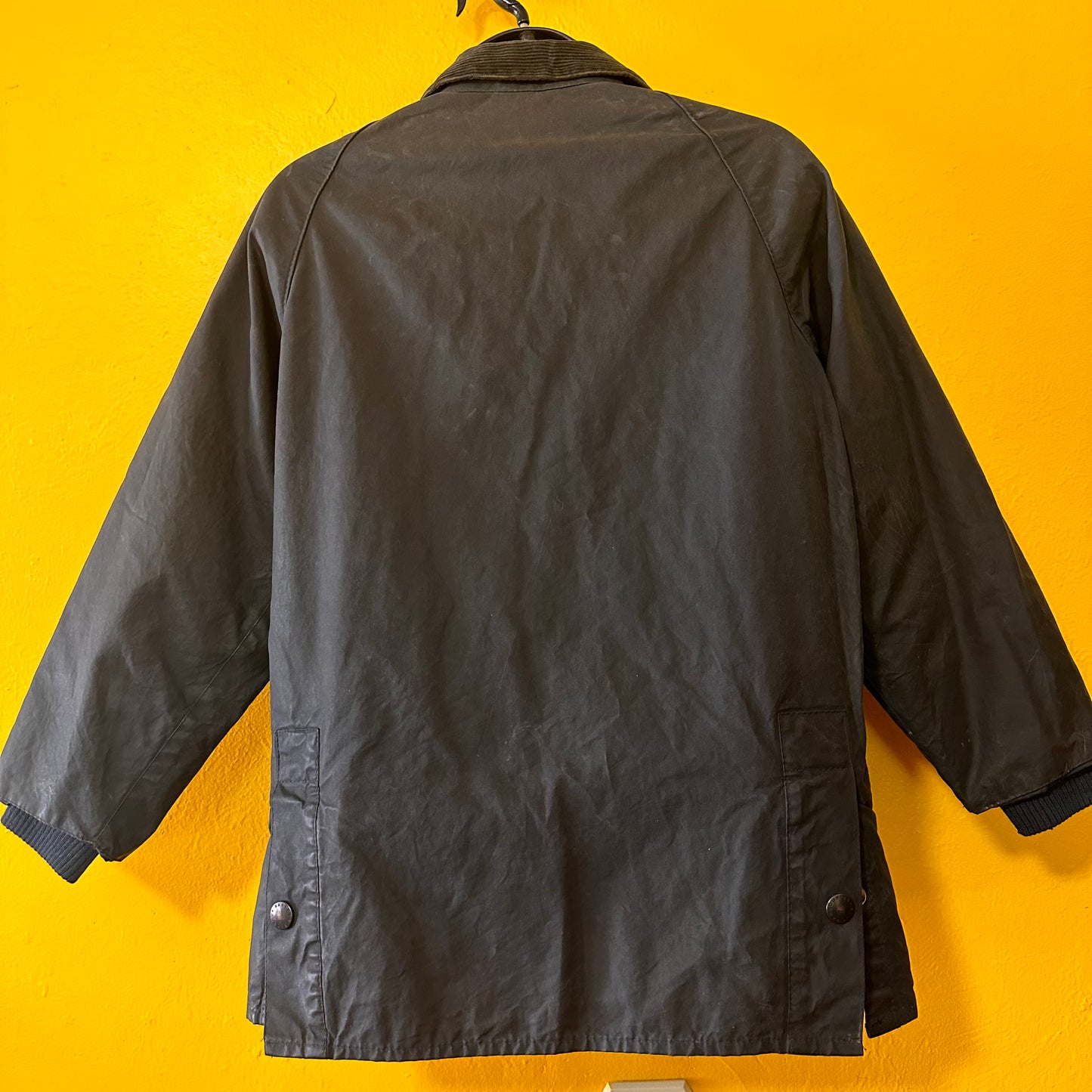 Youth Large Barbour Waxed Chore Jacket Coat