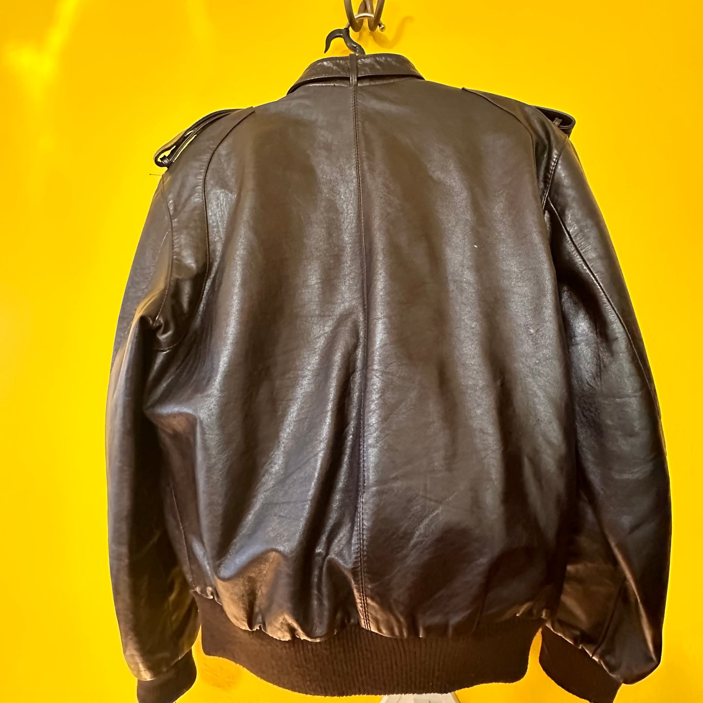Vintage Leather Oxblood Member Only Jacket Sz L