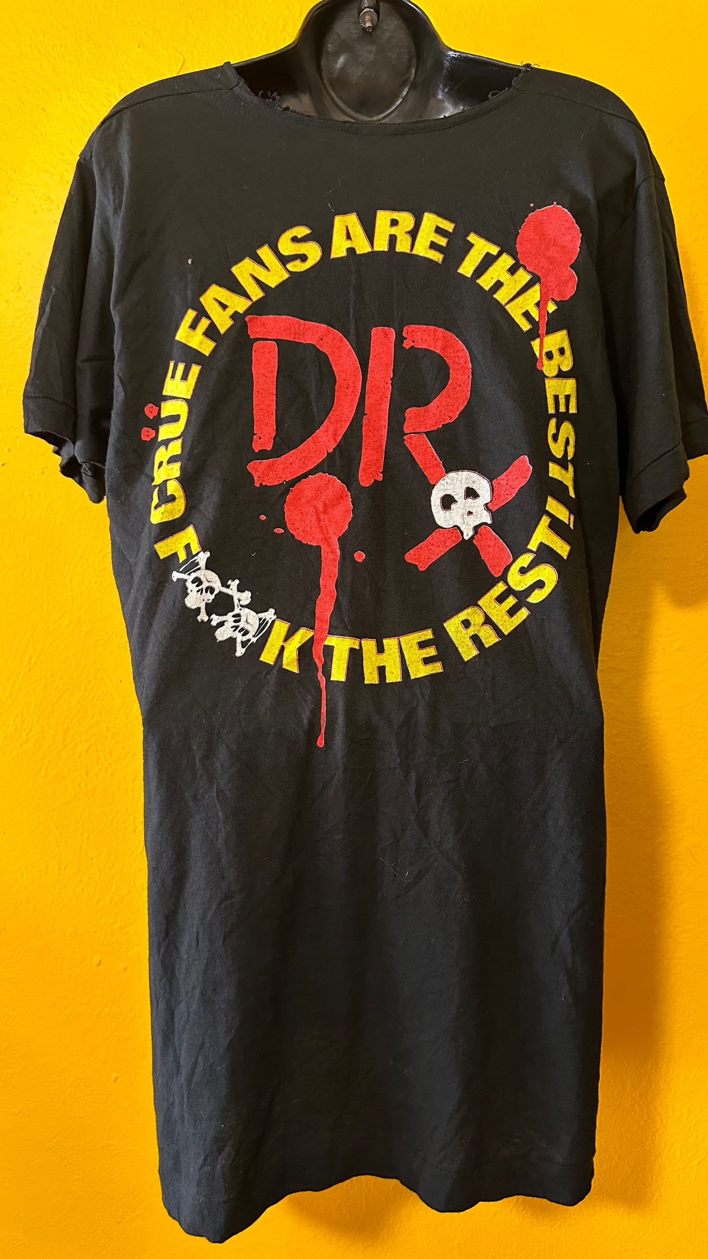 Vintage 1989 Dr Feelgood Motley Crue Tour Tee L