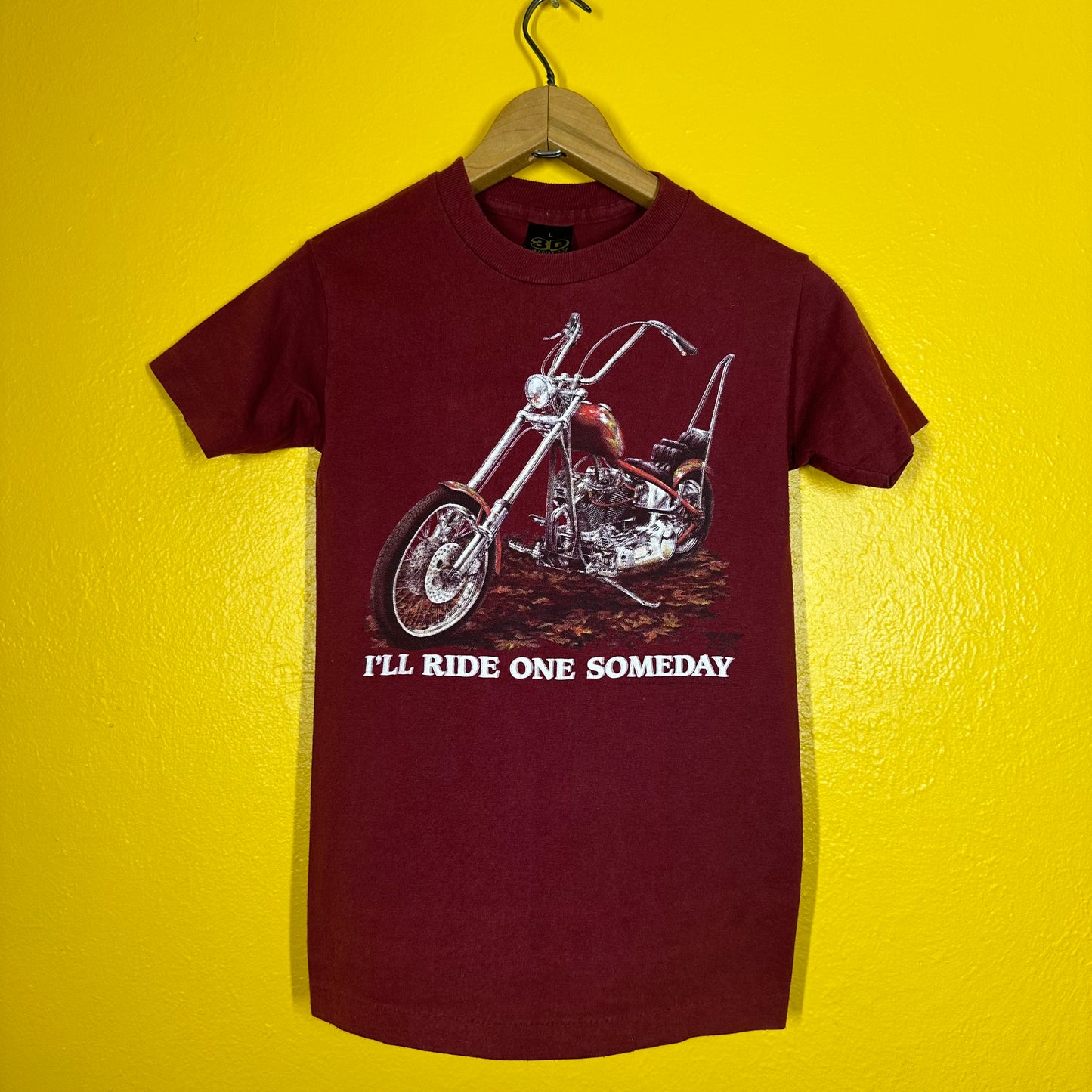 Vintage 3D Emblem Youth Chopper Tee 1995 Single Stitch Daytona Beach