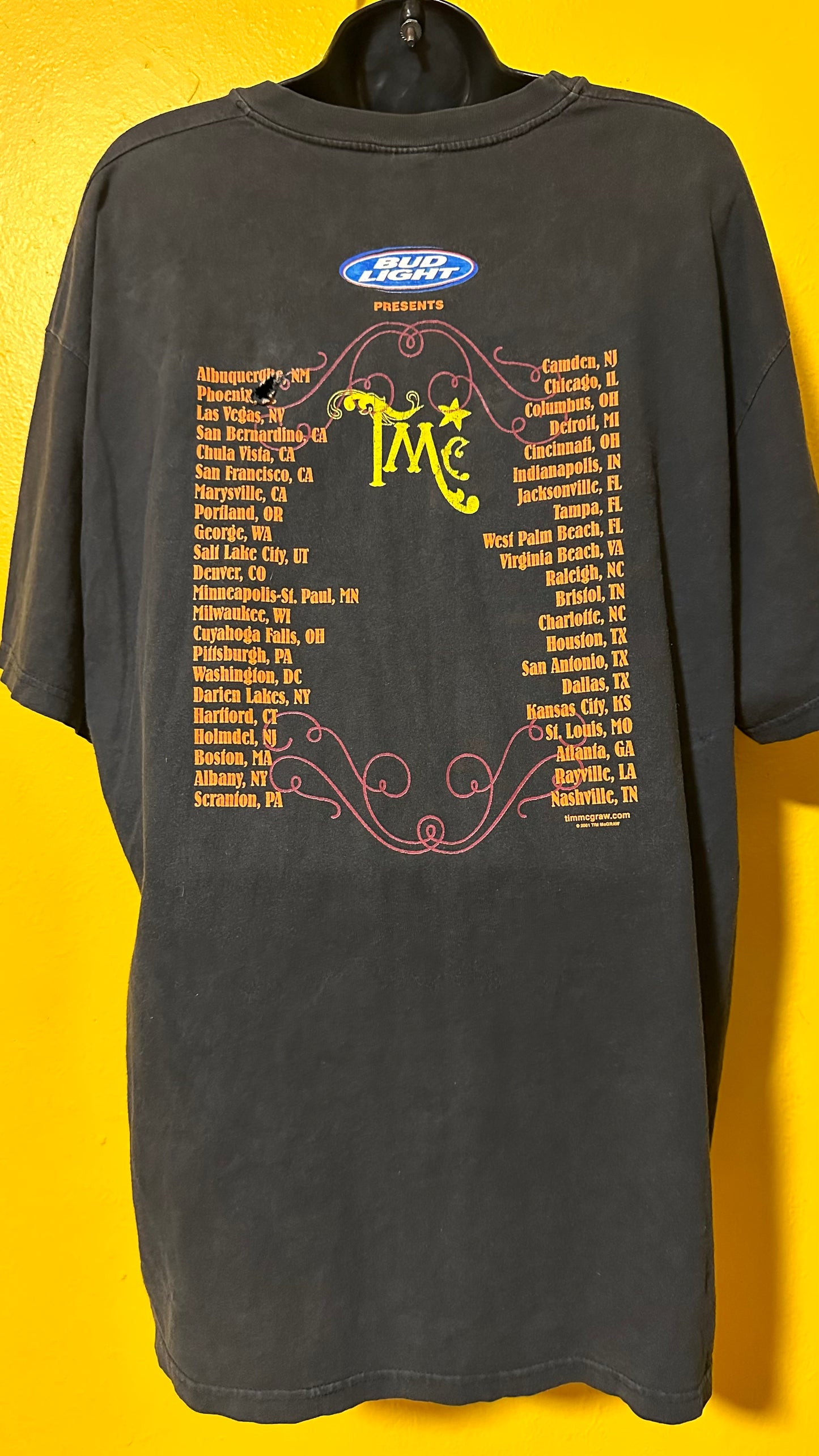 Vintage 1990s Tim McGraw Tour Tee XL