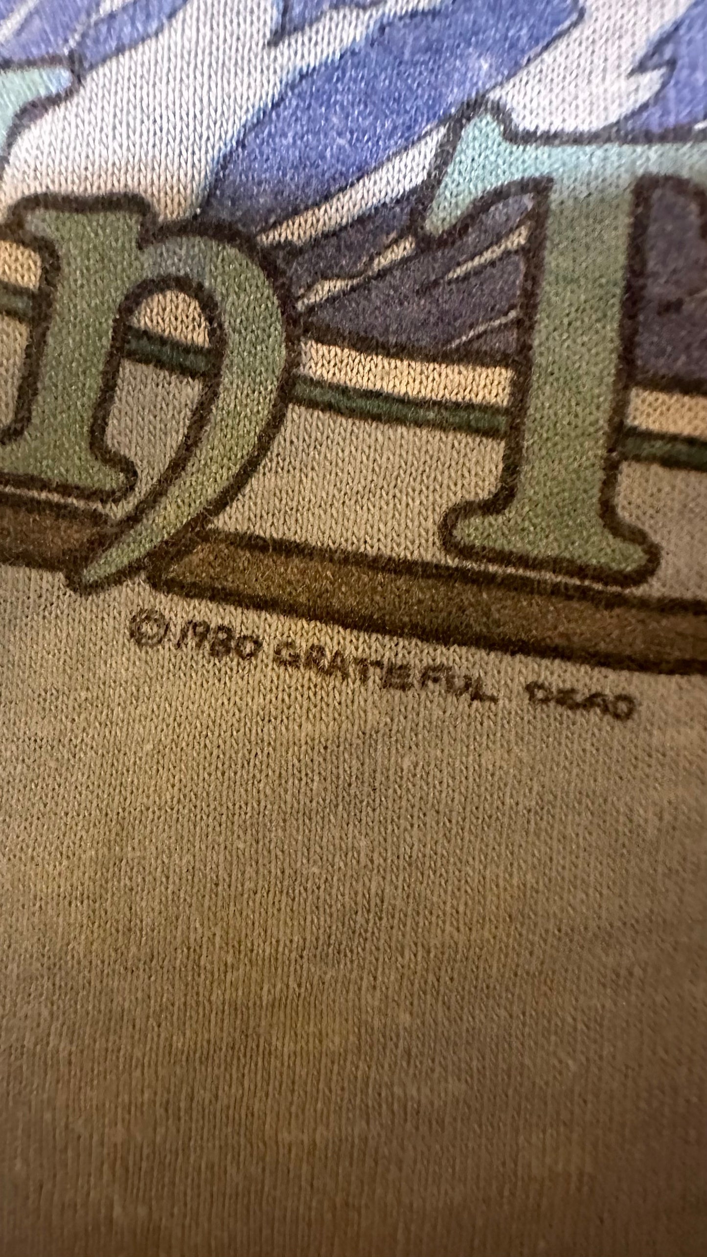 Vintage 1980 Grateful Dead Rolling Rocks Single Stitch Band Tee S