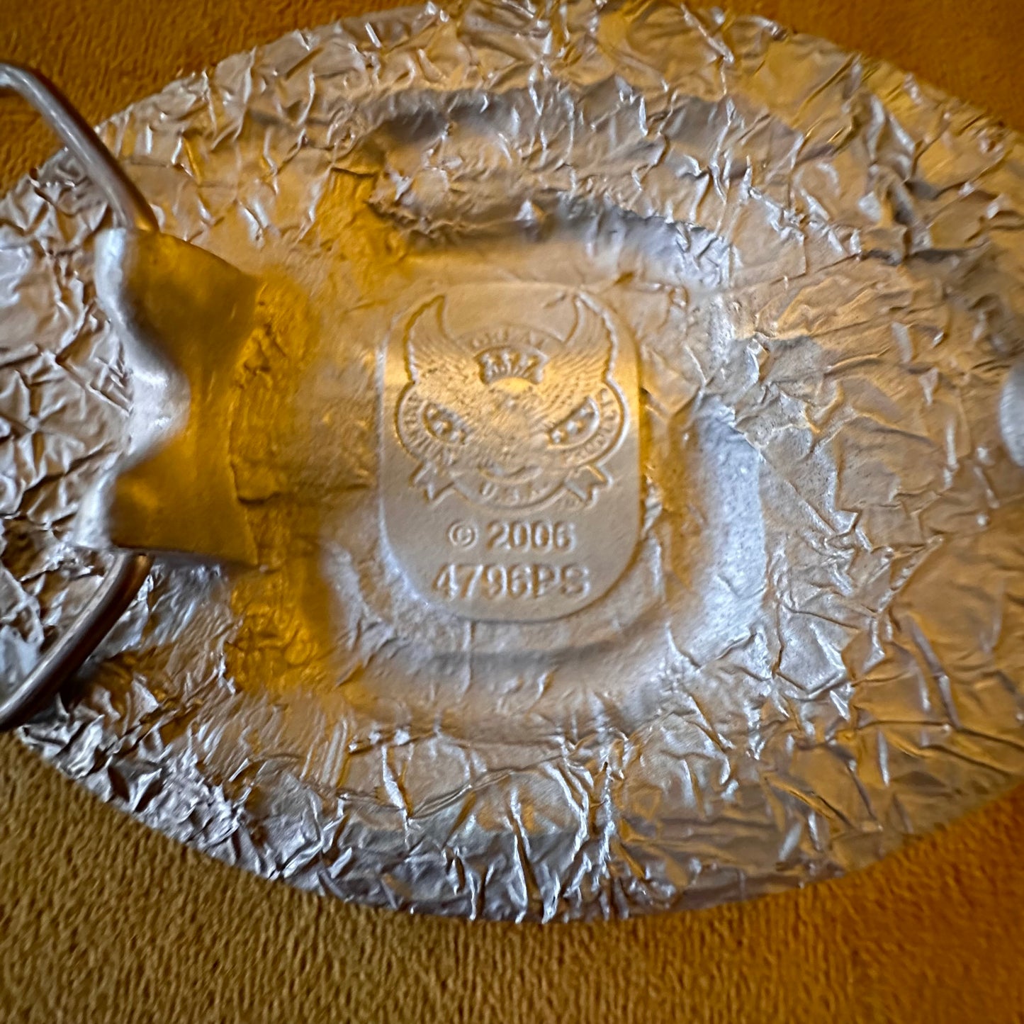 Vintage 1990s Cobra Snake Oversized Western Belt Buckle