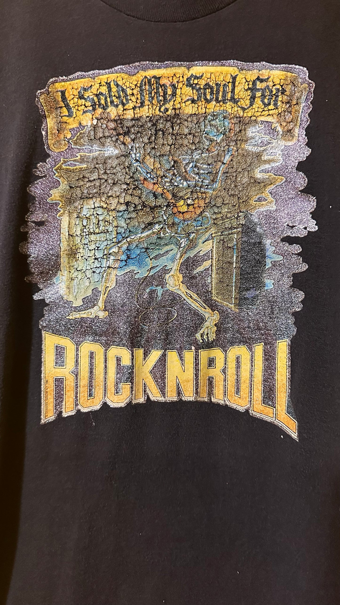 I sold my Soul To Rock N Roll 1970s Single Stitch S