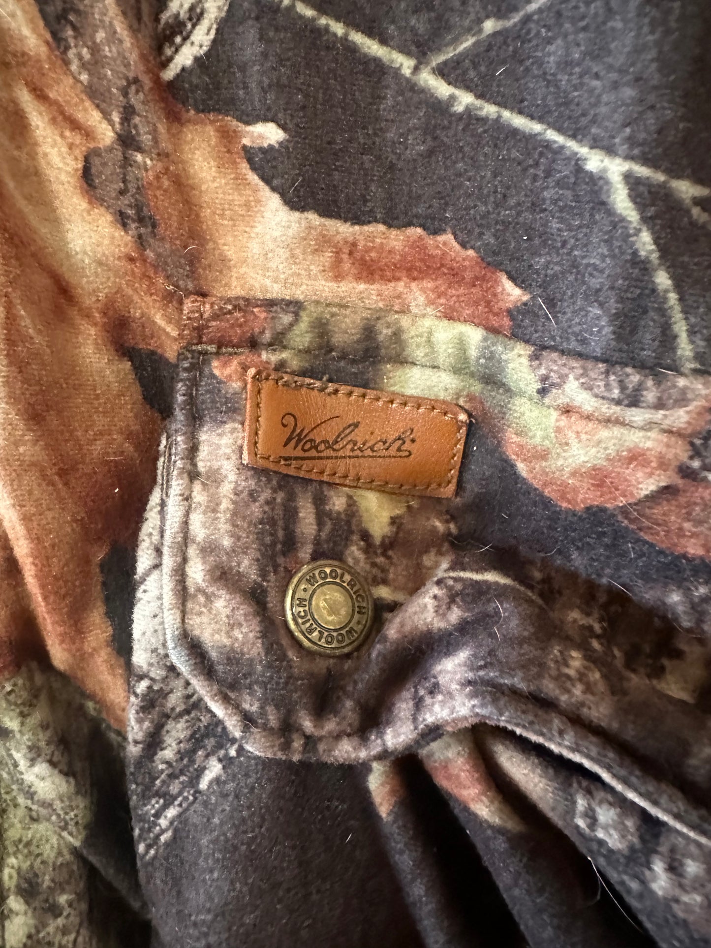 Vintage Woolrich Real Tree Mossy Oak Boxy Puffer L