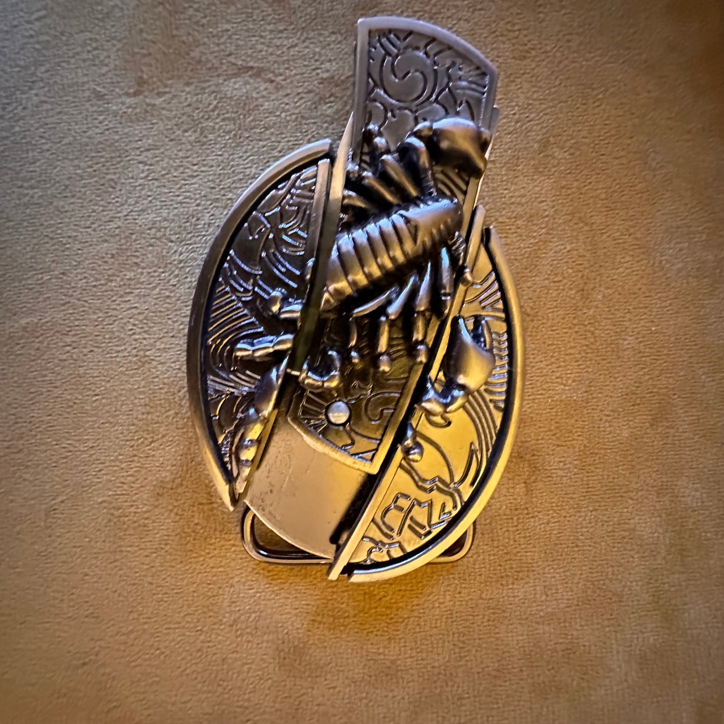 Scorpion Switch Blade Belt Buckle