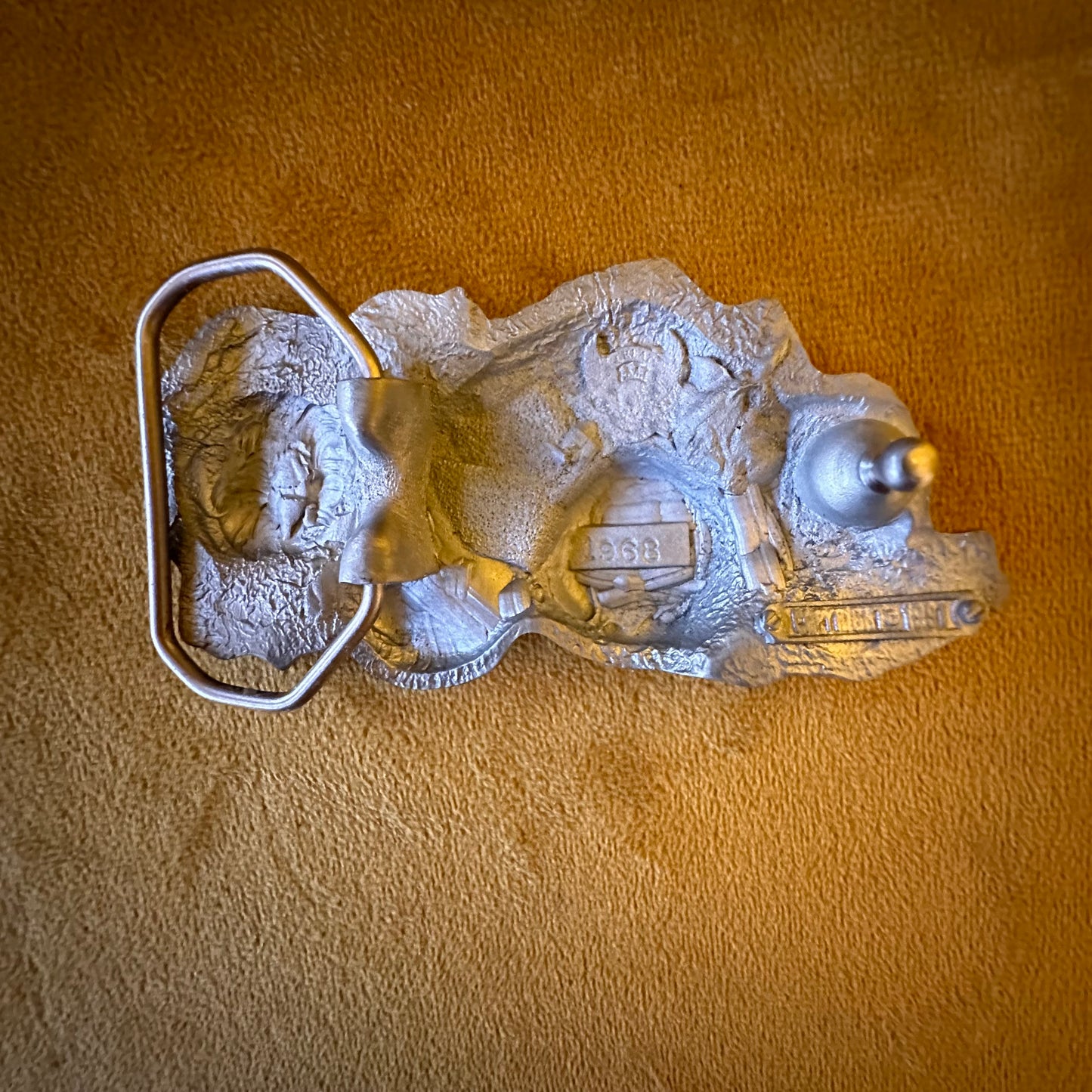 Vintage 1990s Monster Truck Belt Buckle