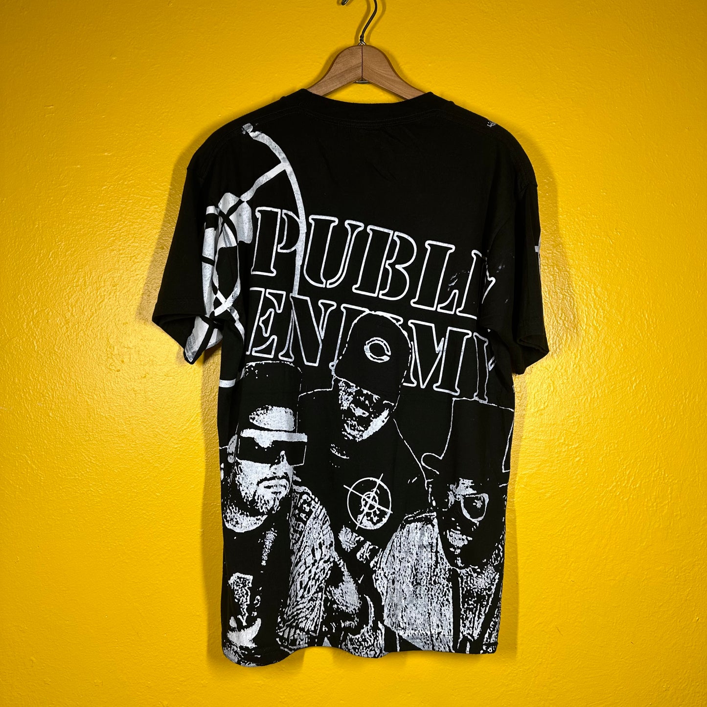 G Rags Japan Public Enemy AOP Bootleg Raptee Sz L