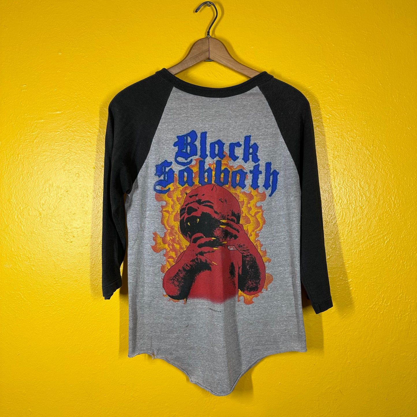 VTG Black Sabbath Born Again Raglan Single Stitch sz M