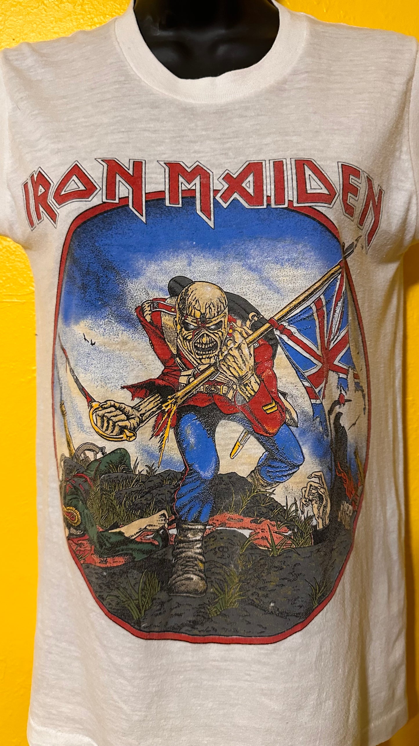 1983 Single Stitch Vintage Iron Maiden Tour Muscle Tee
