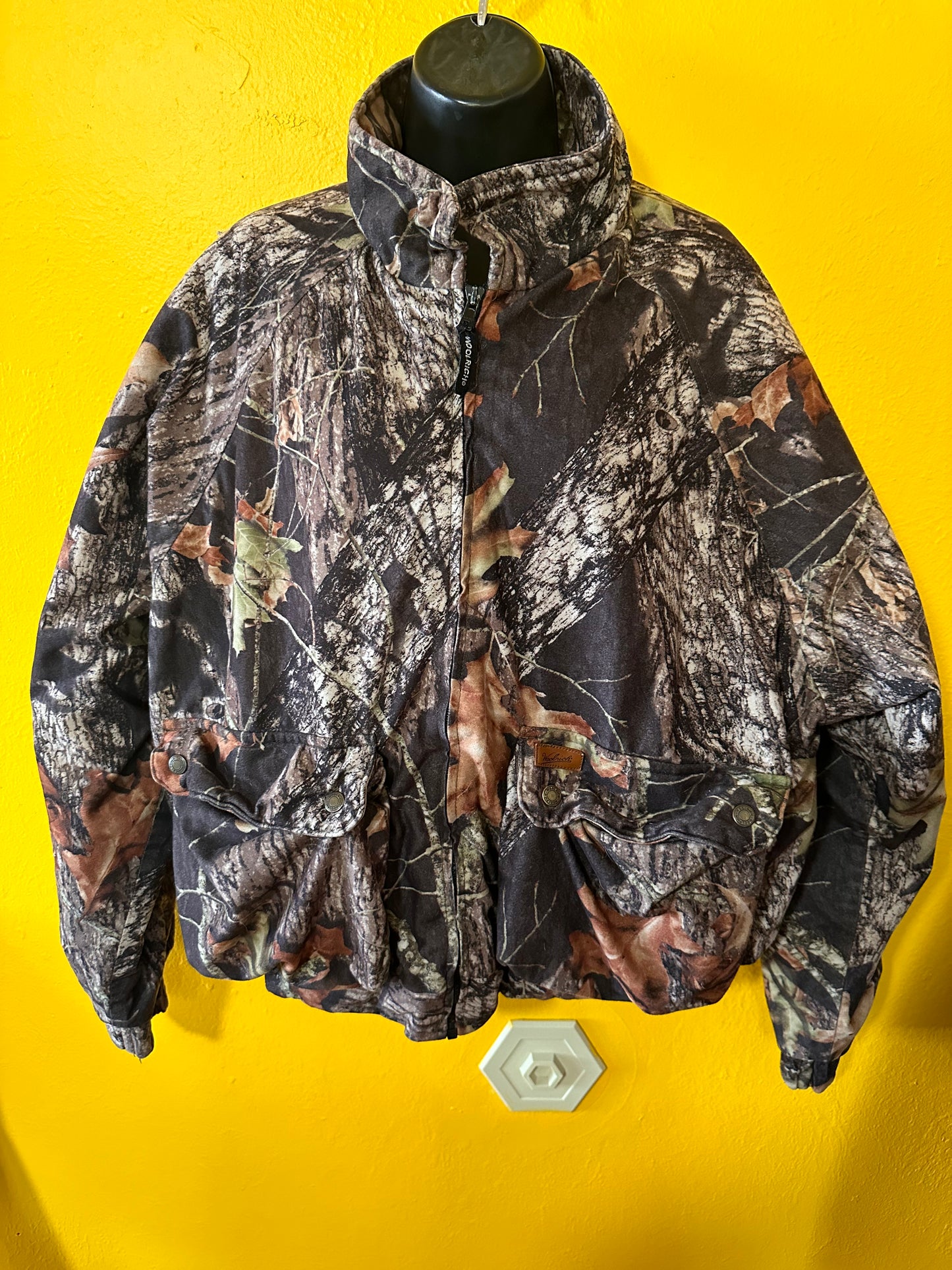 Vintage Woolrich Real Tree Mossy Oak Boxy Puffer L