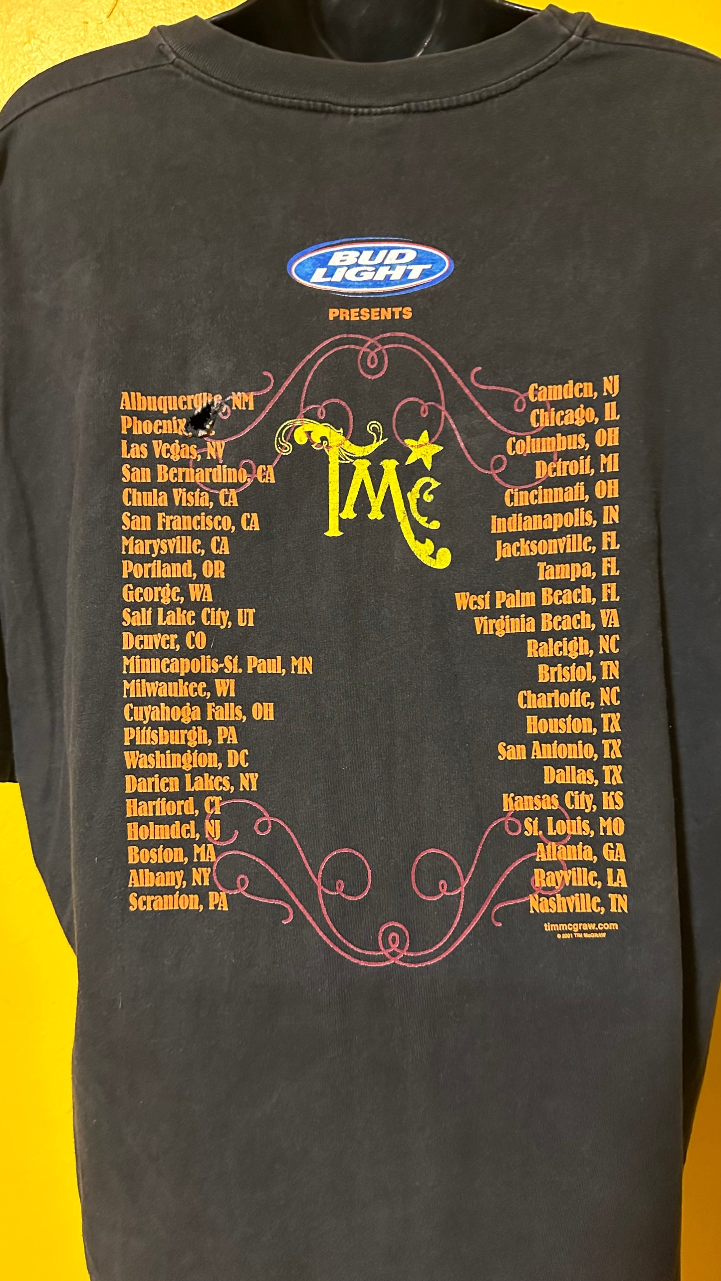 Vintage 1990s Tim McGraw Tour Tee XL
