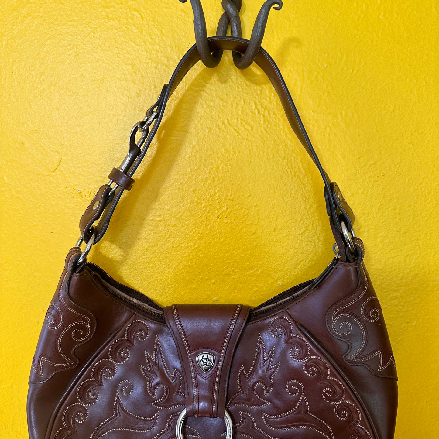 1990s Ariat Leather Cowgirl Purse